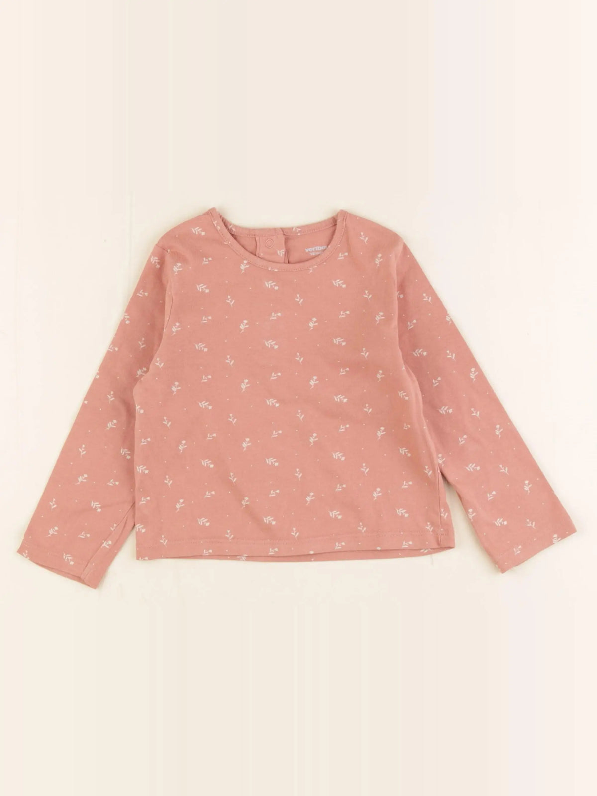 Vertbaudet - tee-shirt rose - 18 mois