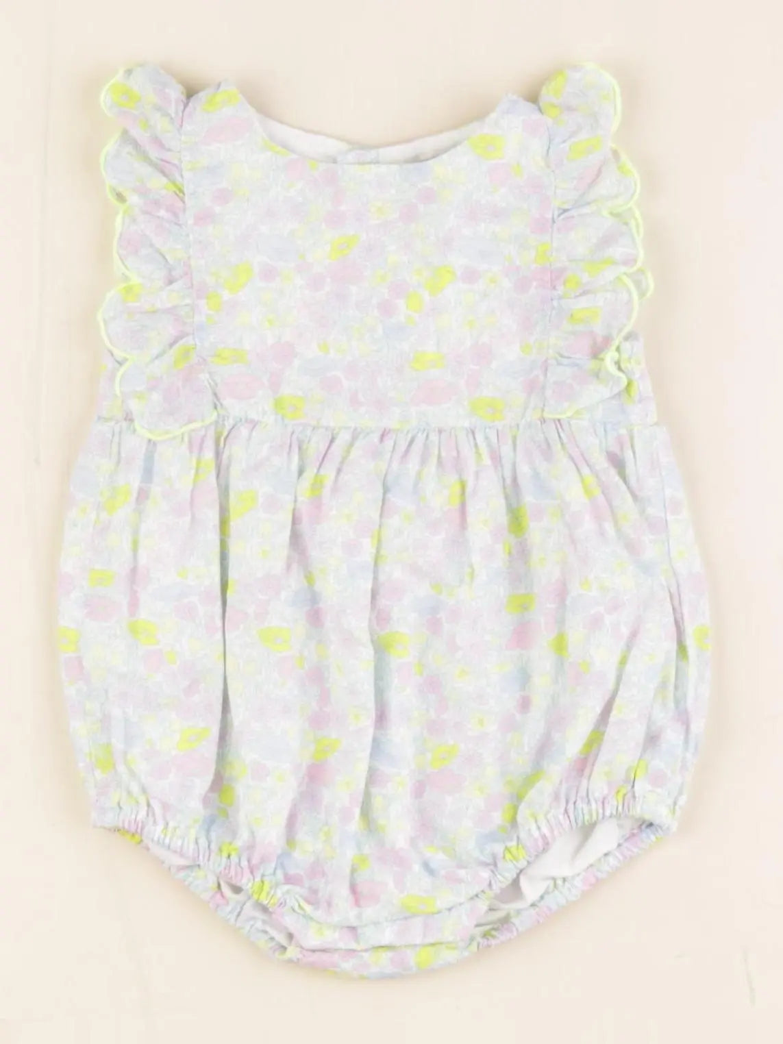Jacadi - combinaison liberty multicolore - 3 mois