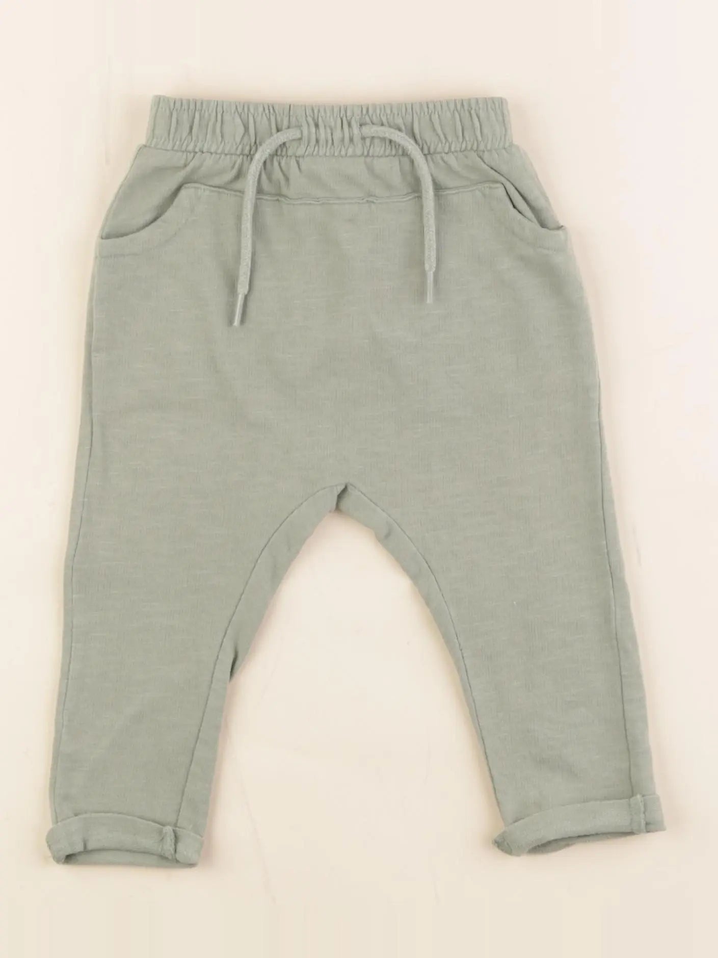 Vertbaudet - pantalon vert - 6 mois