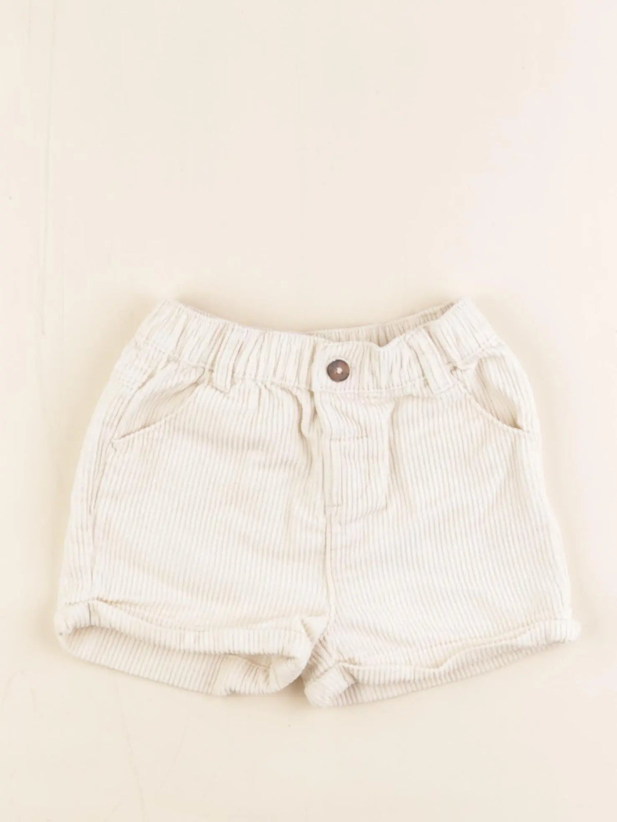 Vertbaudet - short blanc - 18 mois