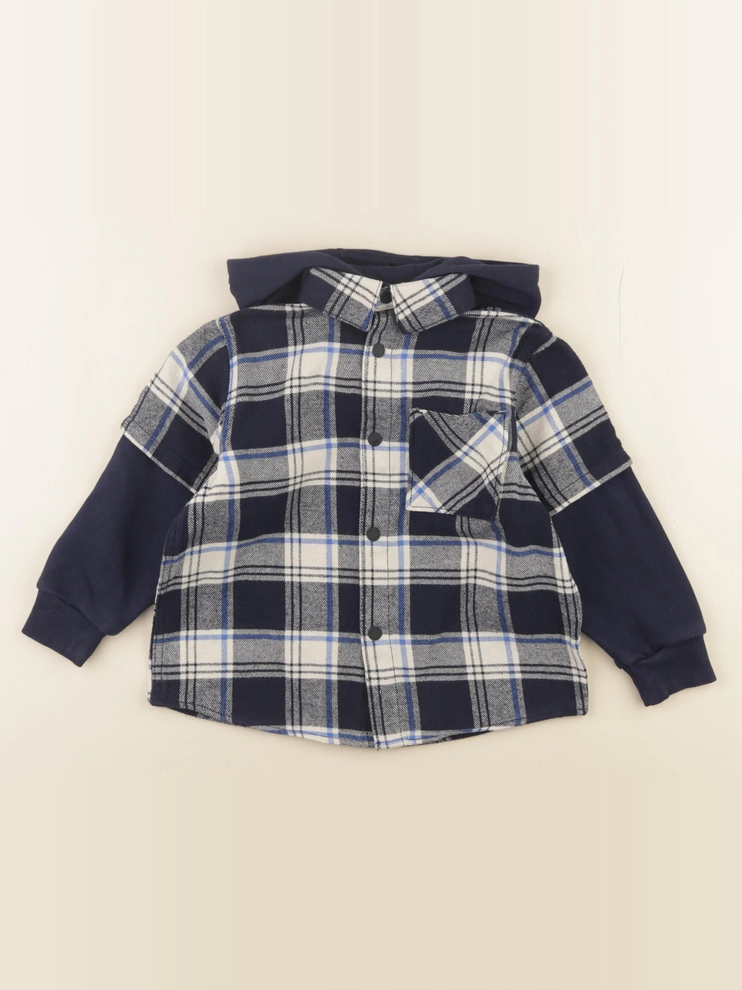 Vertbaudet - chemise bleu - 4 ans