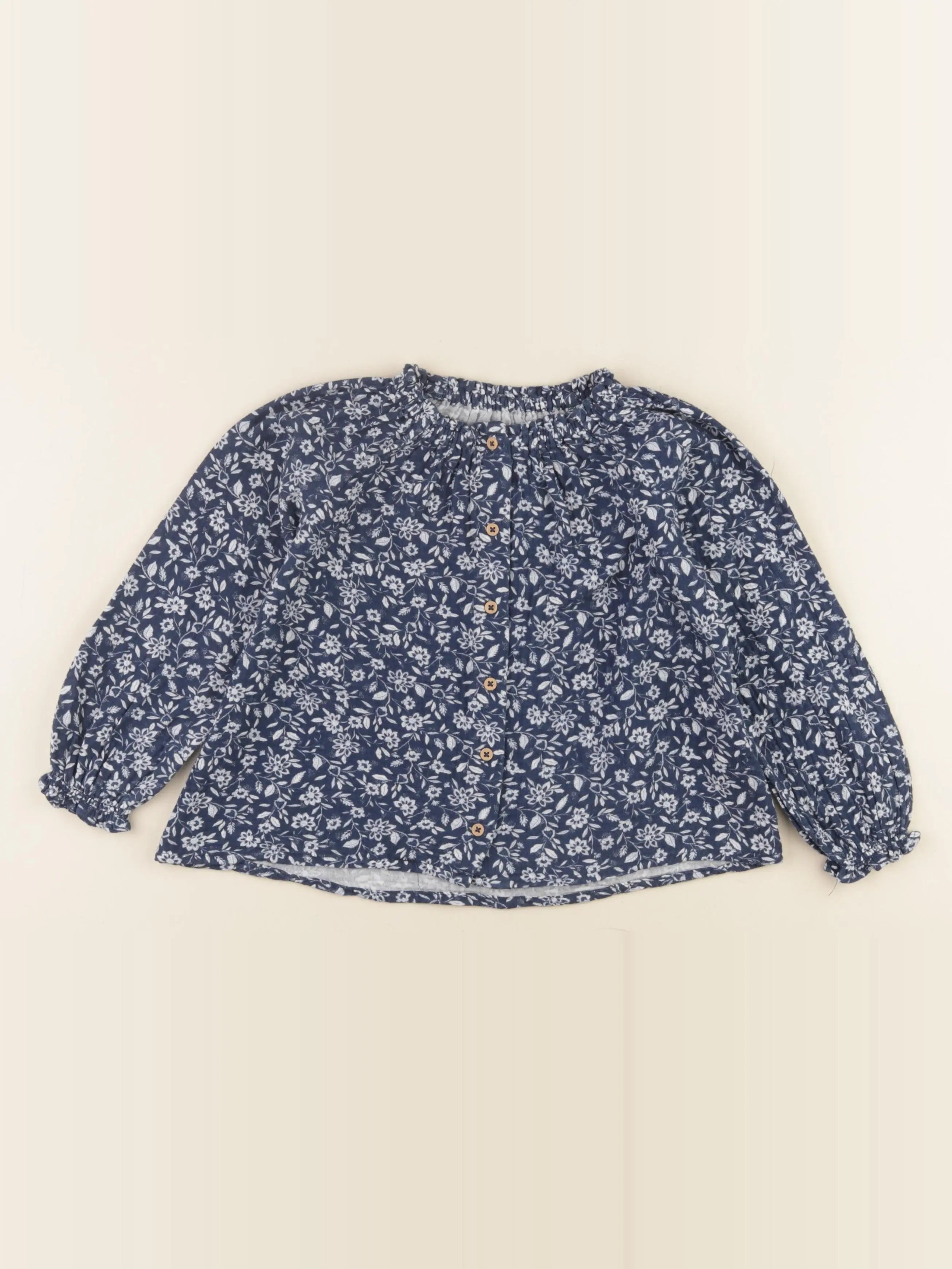 Vertbaudet - blouse bleu - 36 mois