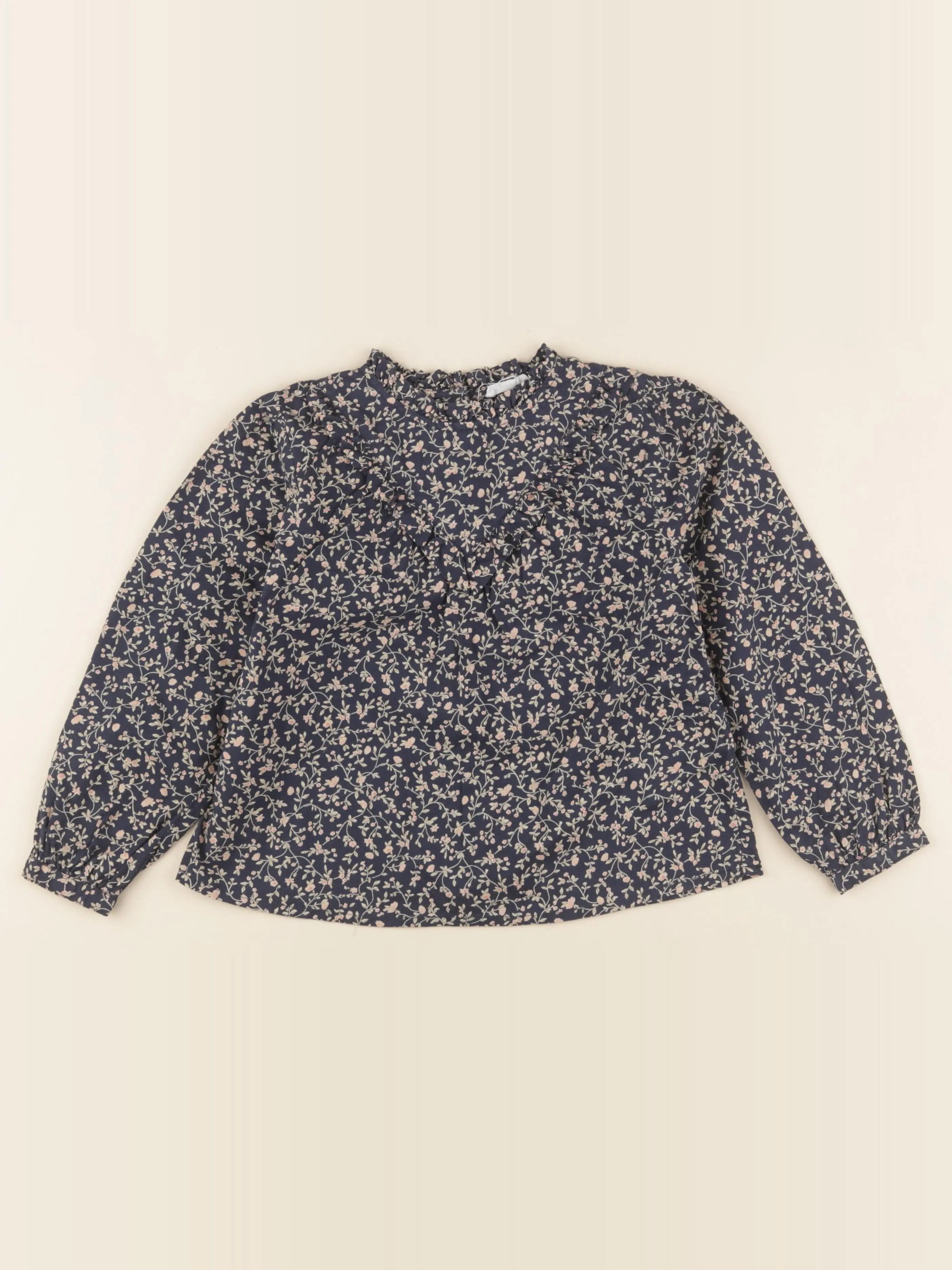 Vertbaudet - blouse bleu - 6 ans