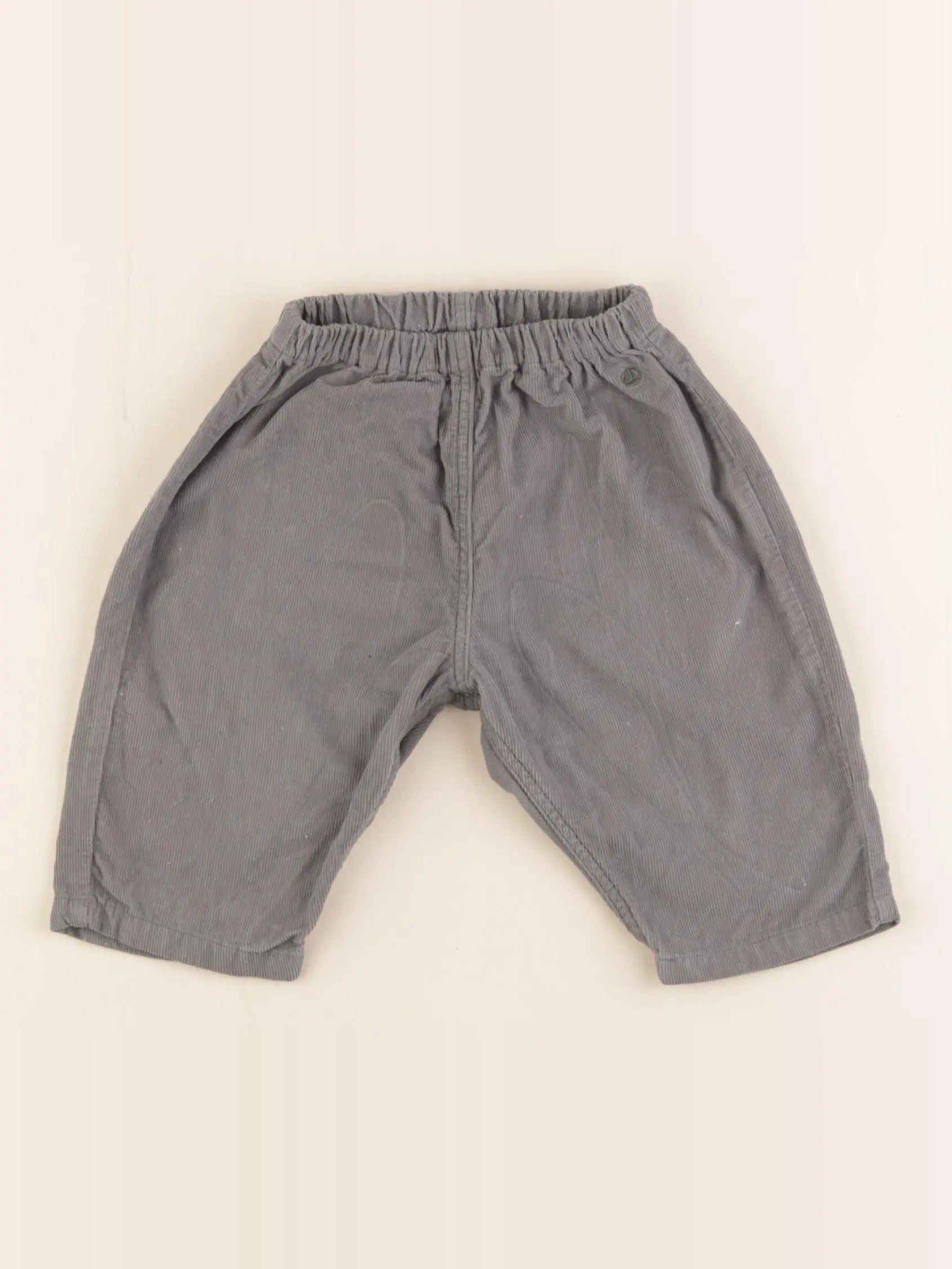 Petit Bateau - pantalon gris - 6 mois