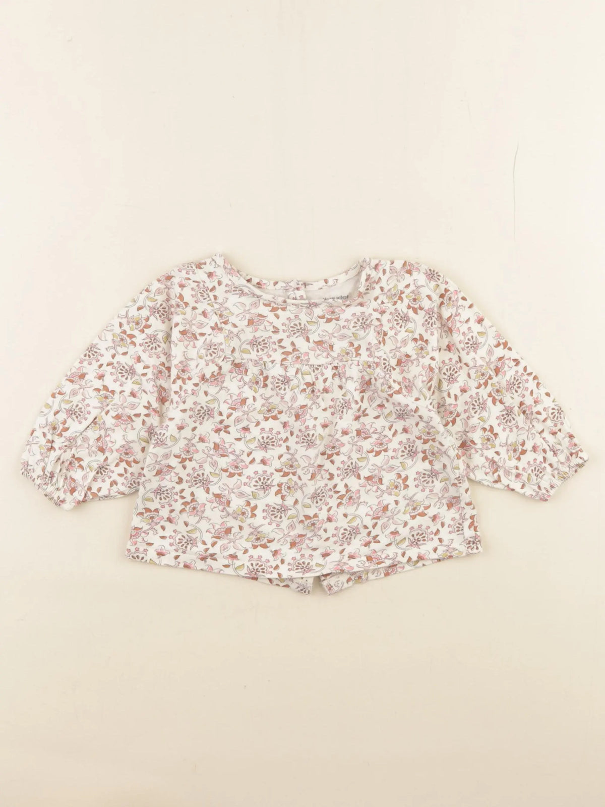 Vertbaudet - tee-shirt multicolore - 6 mois