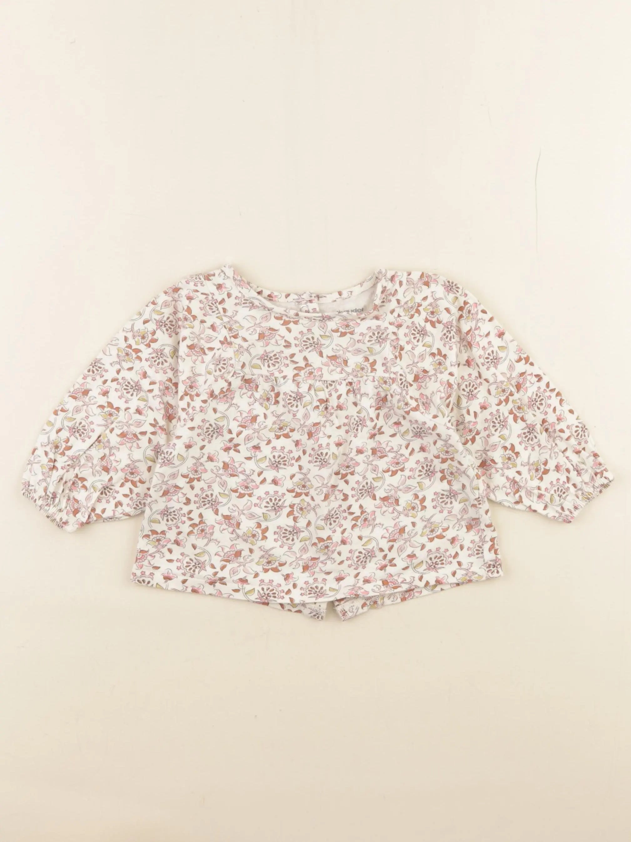 Vertbaudet - tee-shirt multicolore - 6 mois