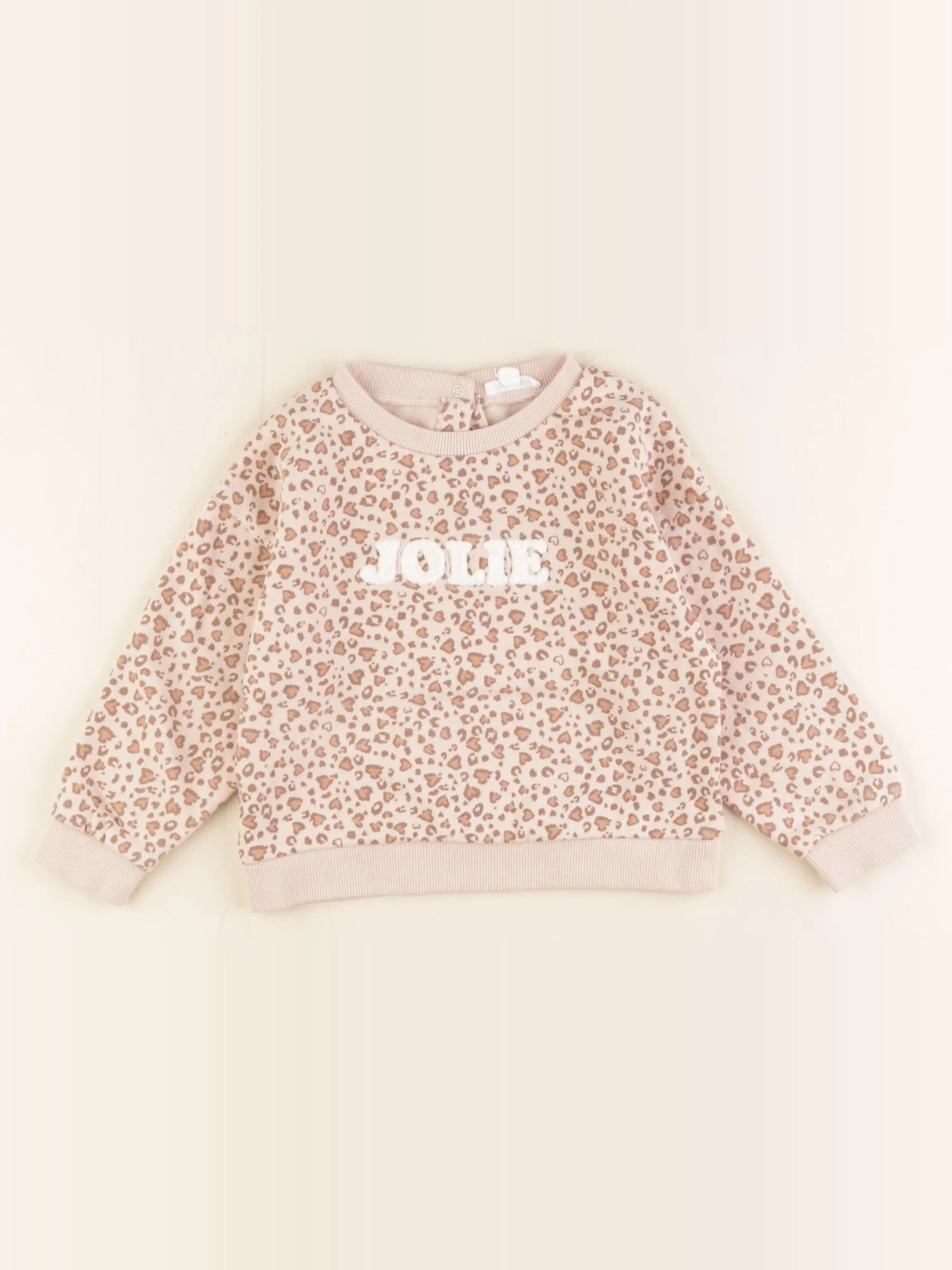 Vertbaudet - sweat rose - 36 mois