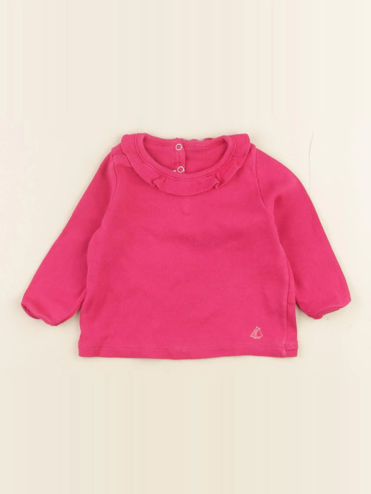 Petit Bateau - tee-shirt rose - 6 mois