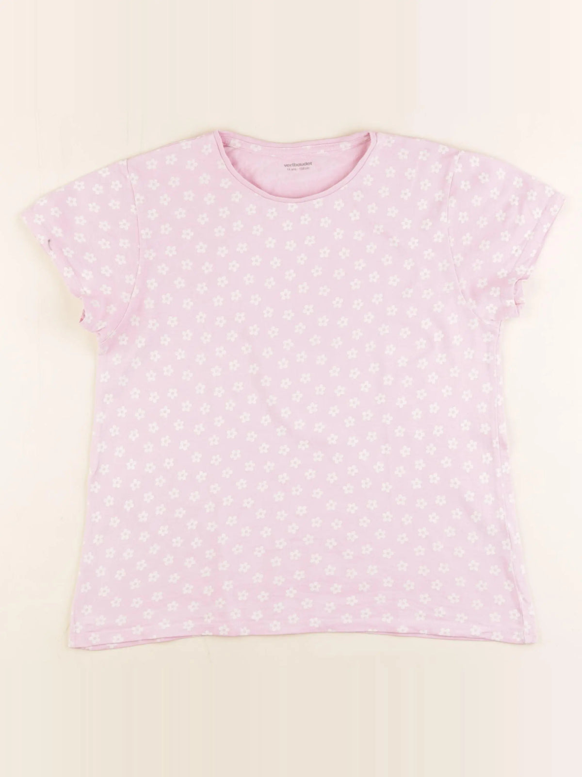 Vertbaudet - tee-shirt rose - 14 ans
