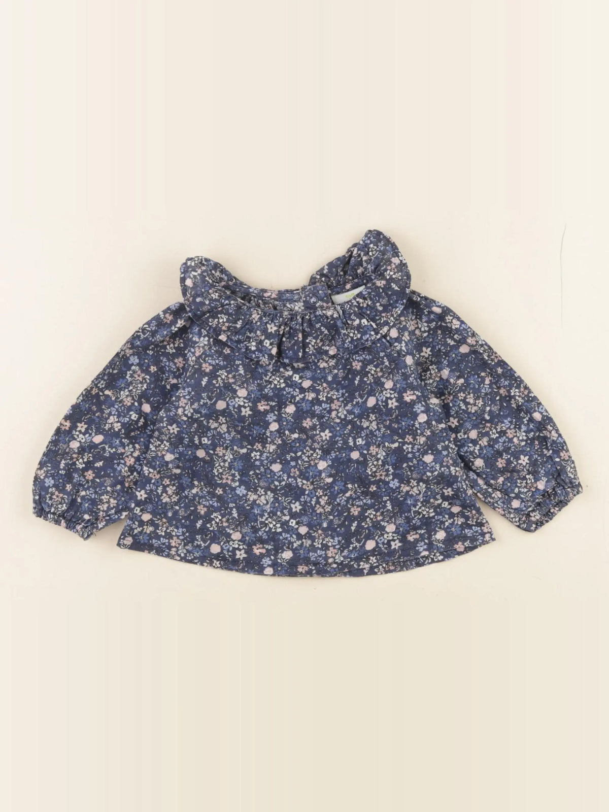 Tape à l'oeil - blouse bleu - 3 mois