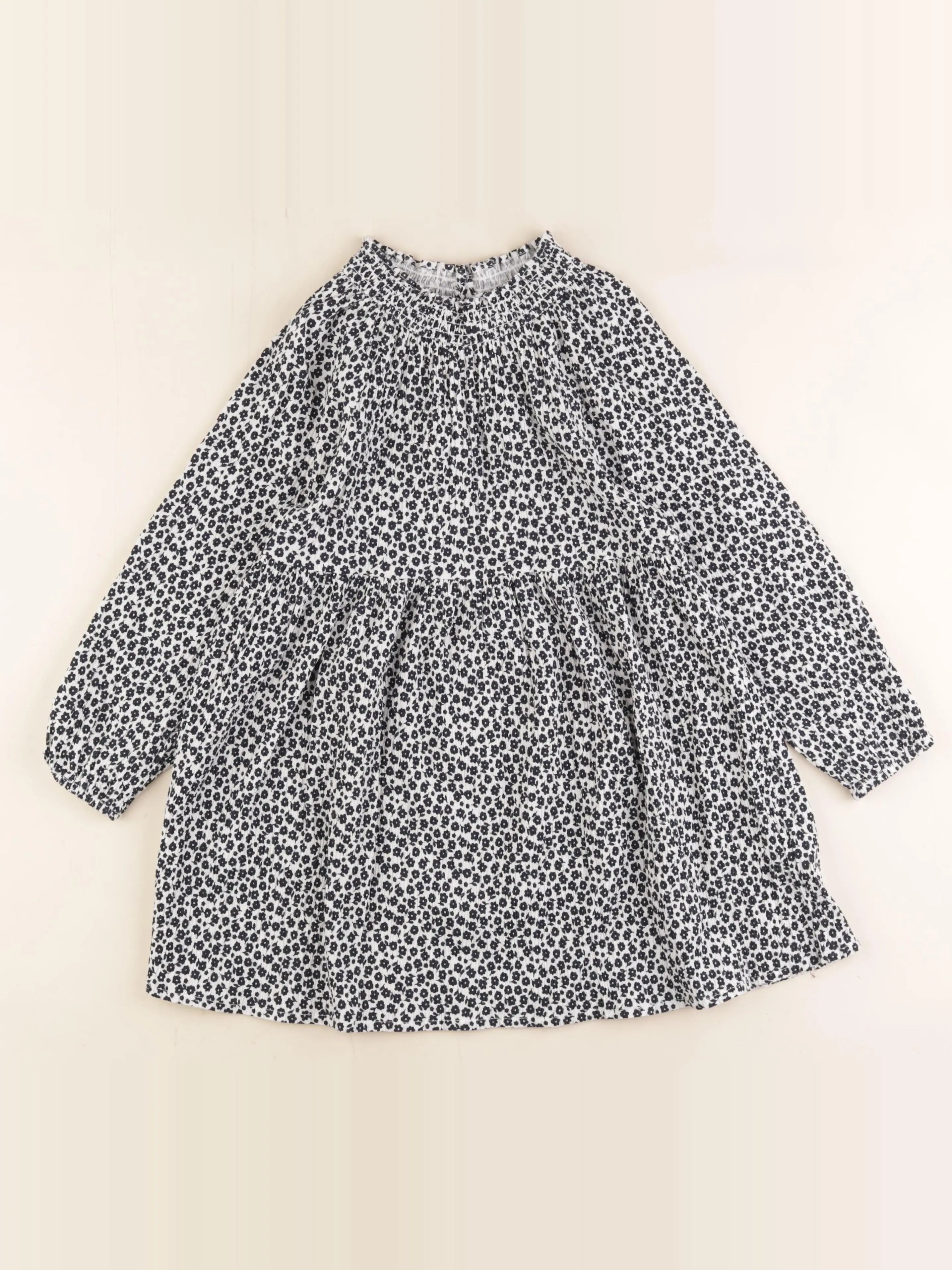 Tape à l'oeil - robe blanc, noir - 6 ans