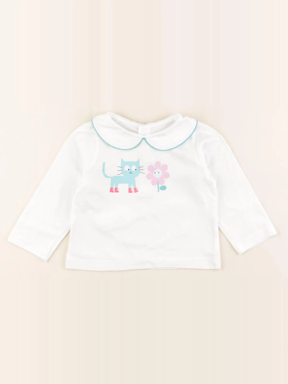 Jacadi - tee-shirt blanc - 12 mois