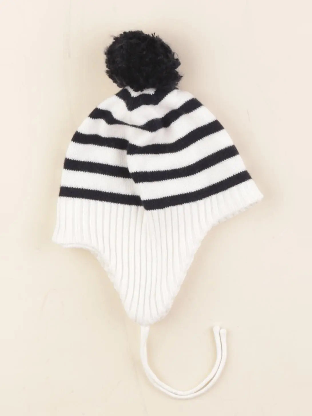 Jacadi - bonnet bleu, blanc - 12 mois
