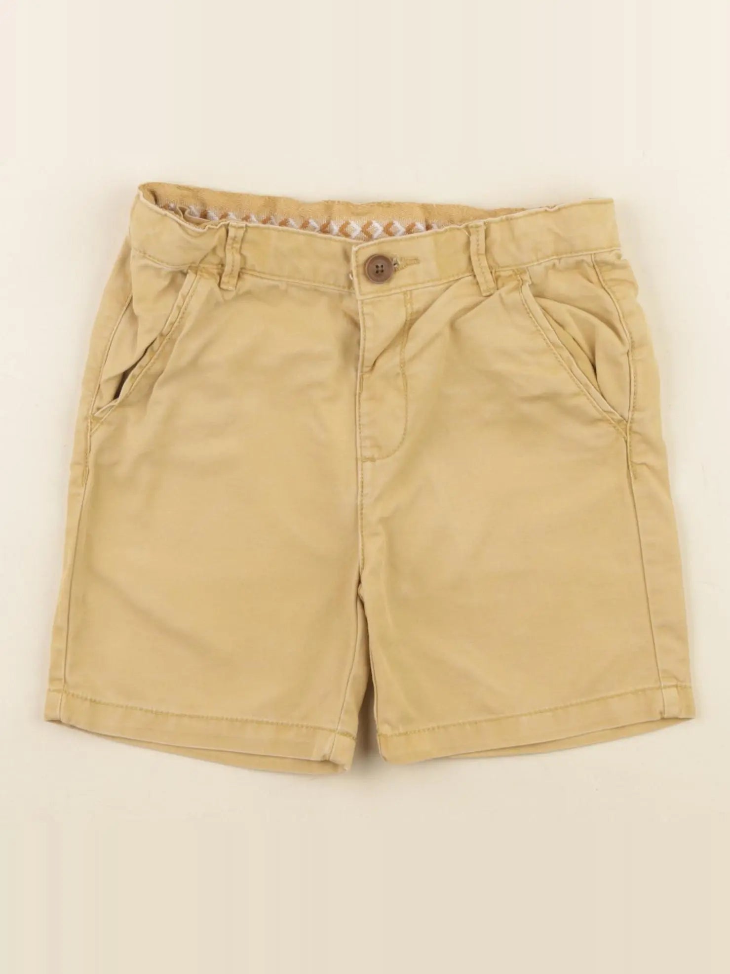 Zara - short beige - 9/12 mois