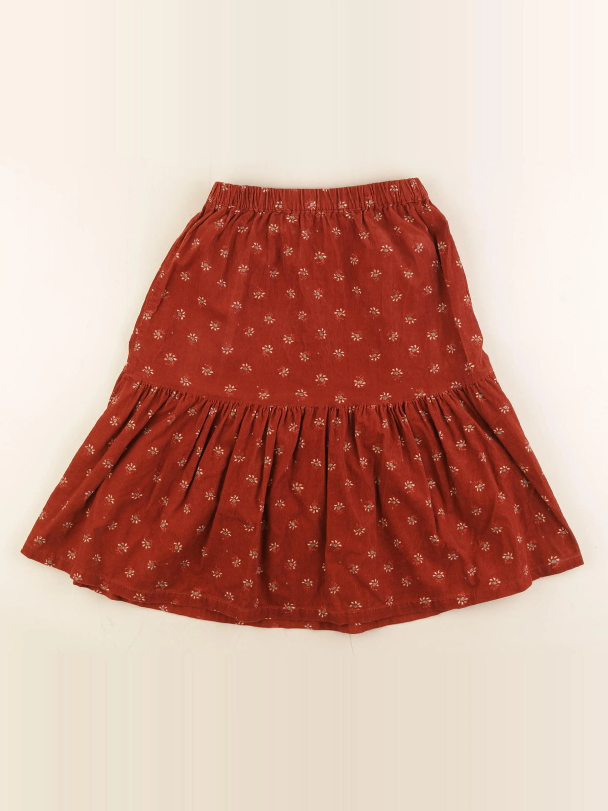 Vertbaudet - jupe rouge - 9 ans