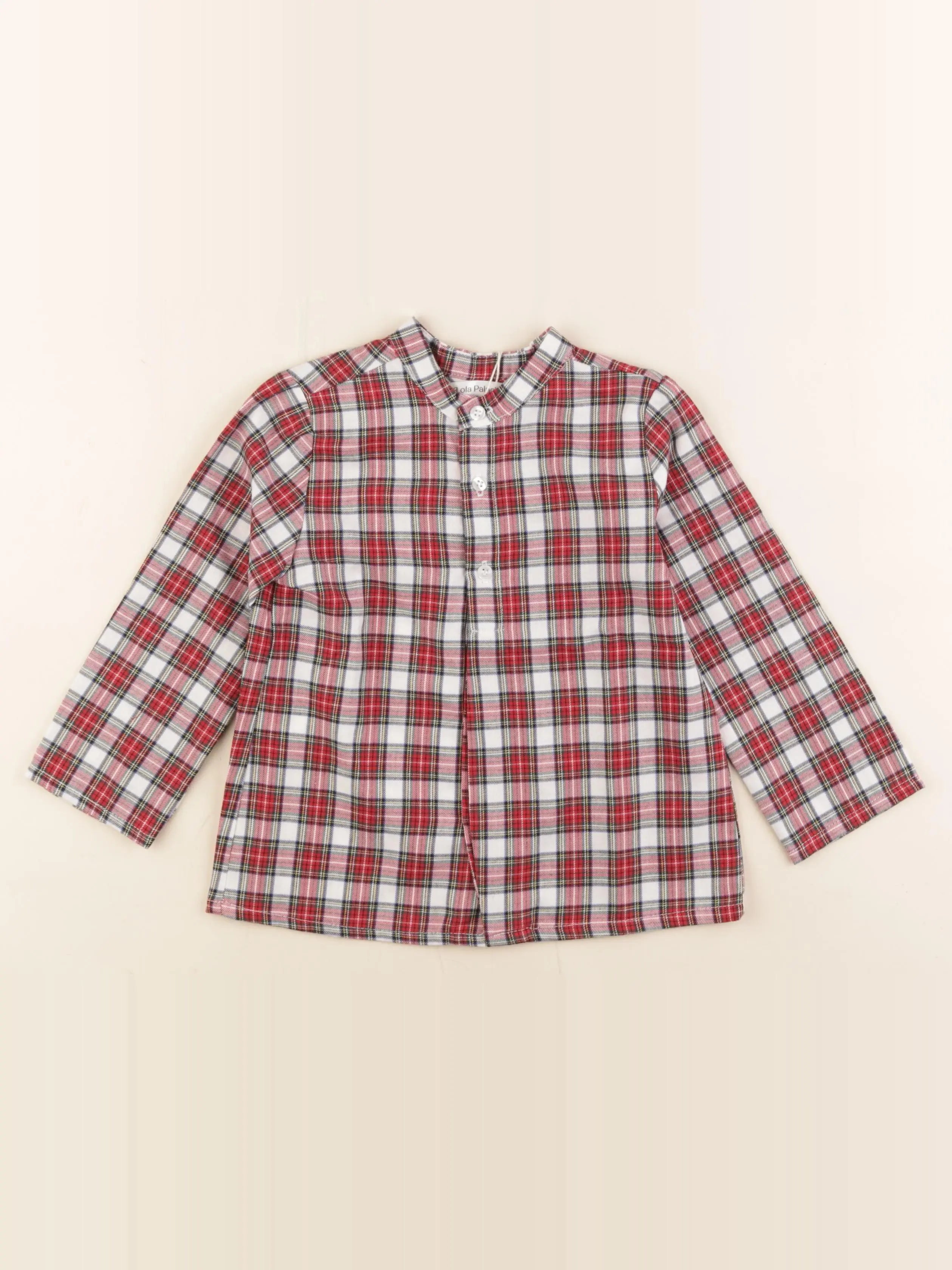 Lola Palacios - chemise rouge - 8 ans