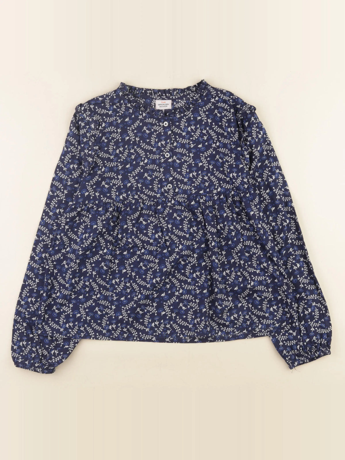 Tape à l'oeil - blouse bleu - 10 ans