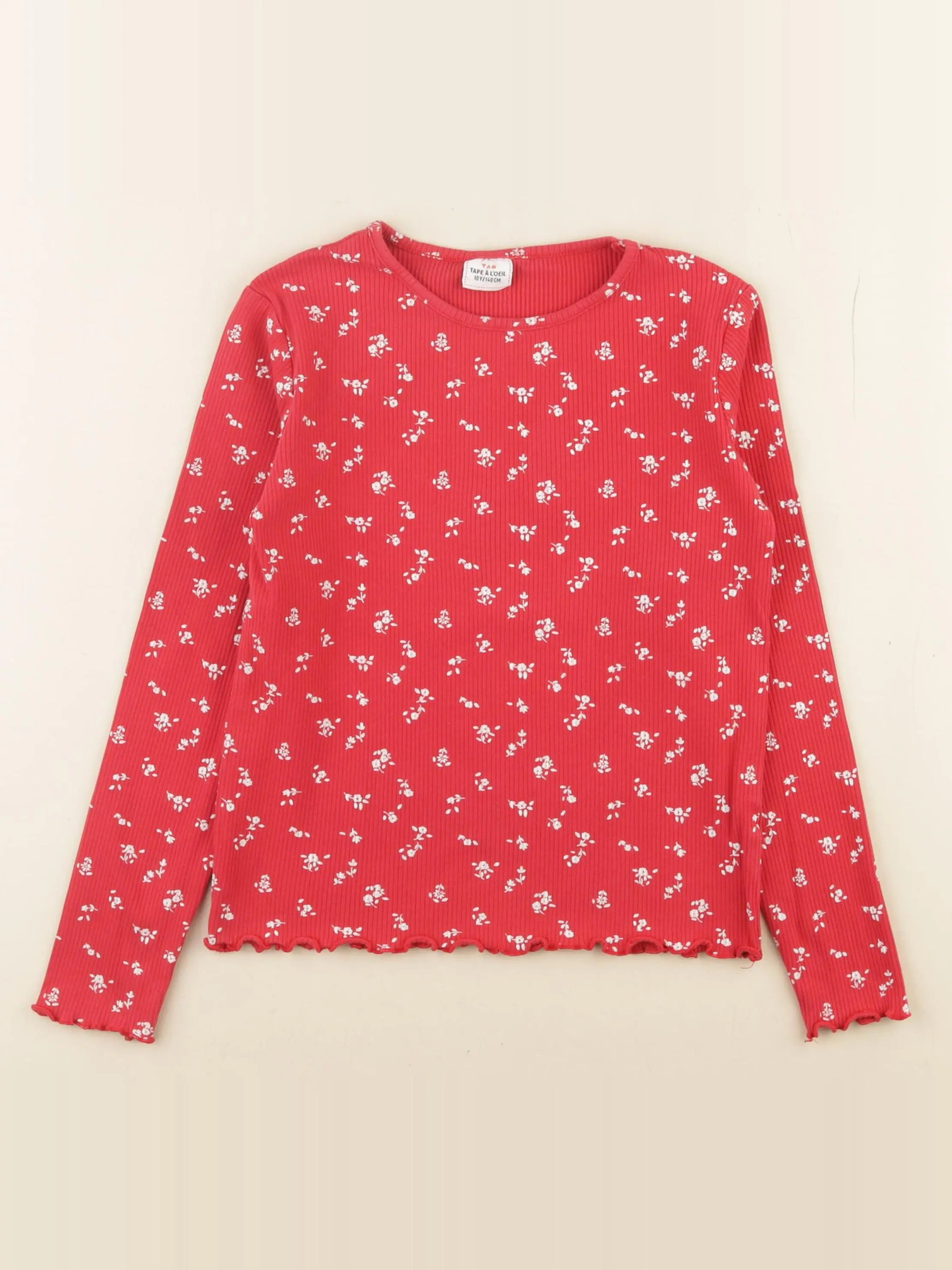 Tape à l'oeil - tee-shirt rouge - 10 ans
