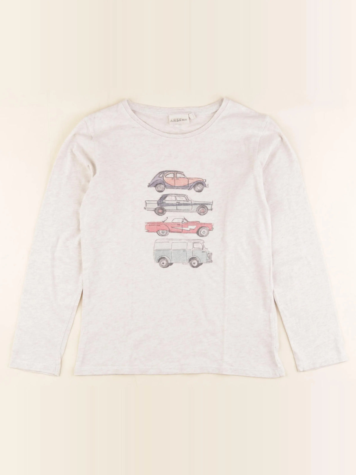 Arsène et les pipelettes - tee-shirt beige - 10 ans