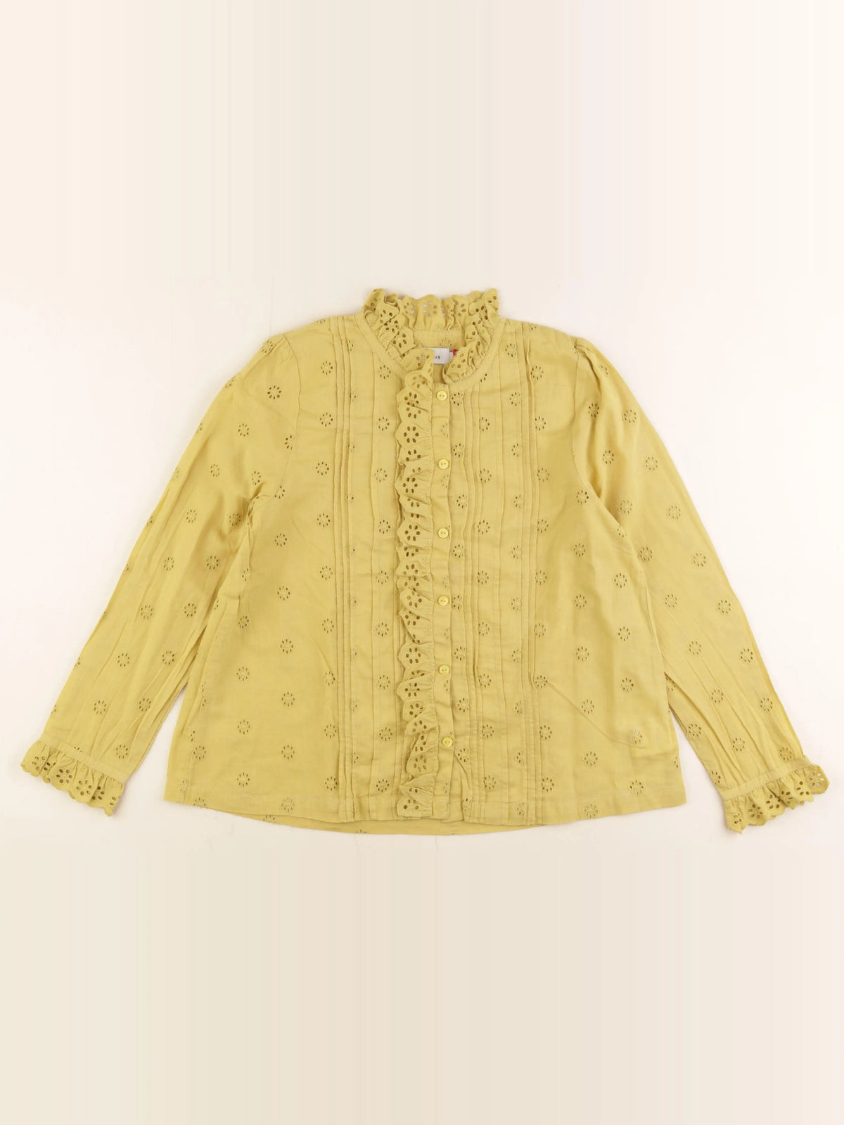 Cyrillus - blouse jaune - 12 ans