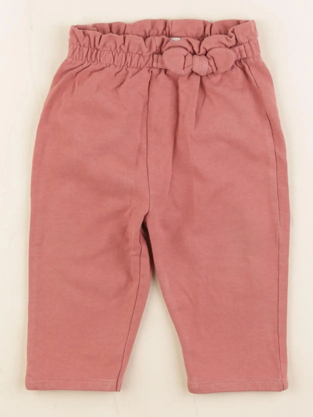 Vertbaudet - pantalon rose - 12 mois