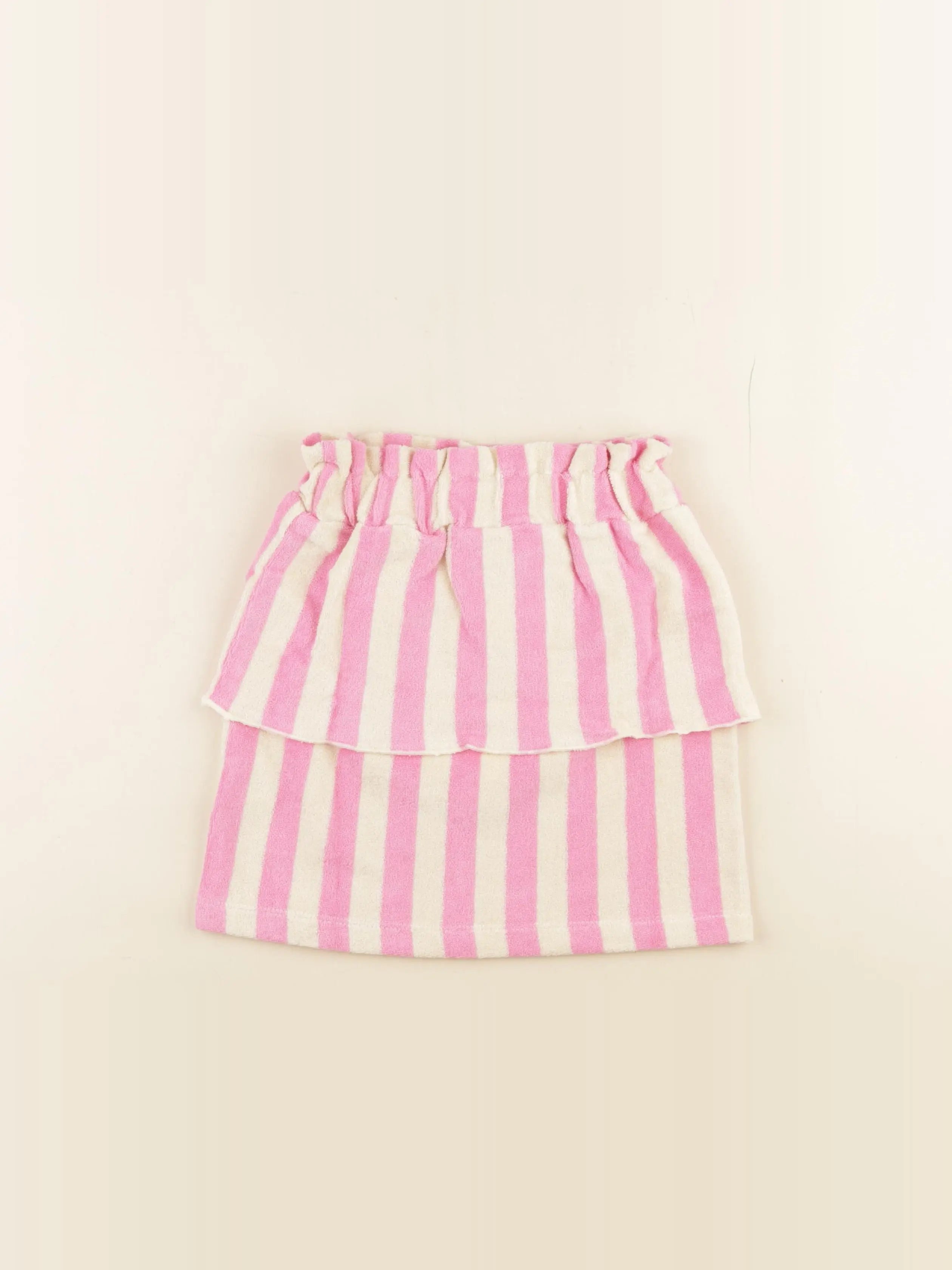 Jupe blanc, rose