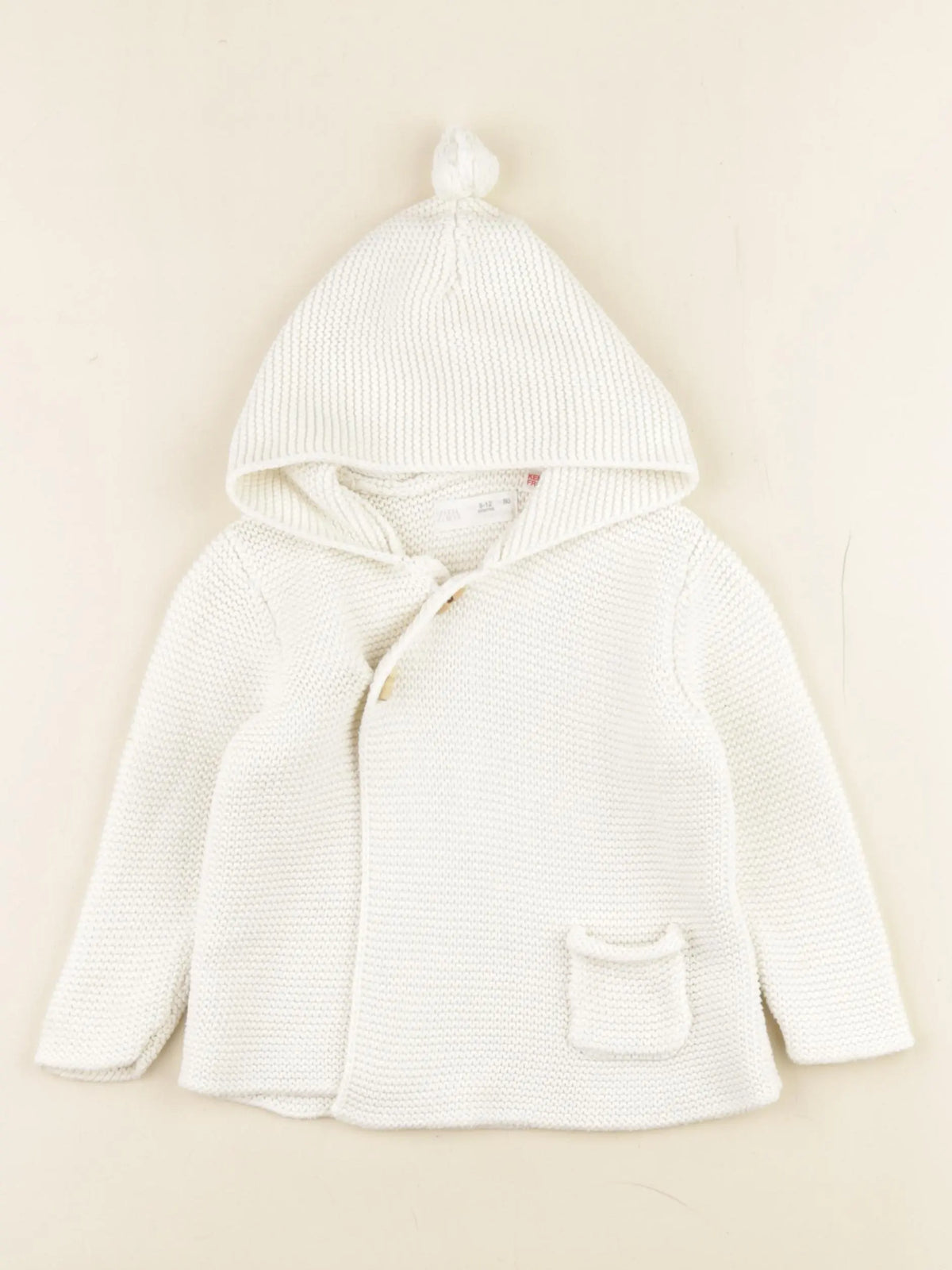 Zara - veste blanc - 9/12 mois