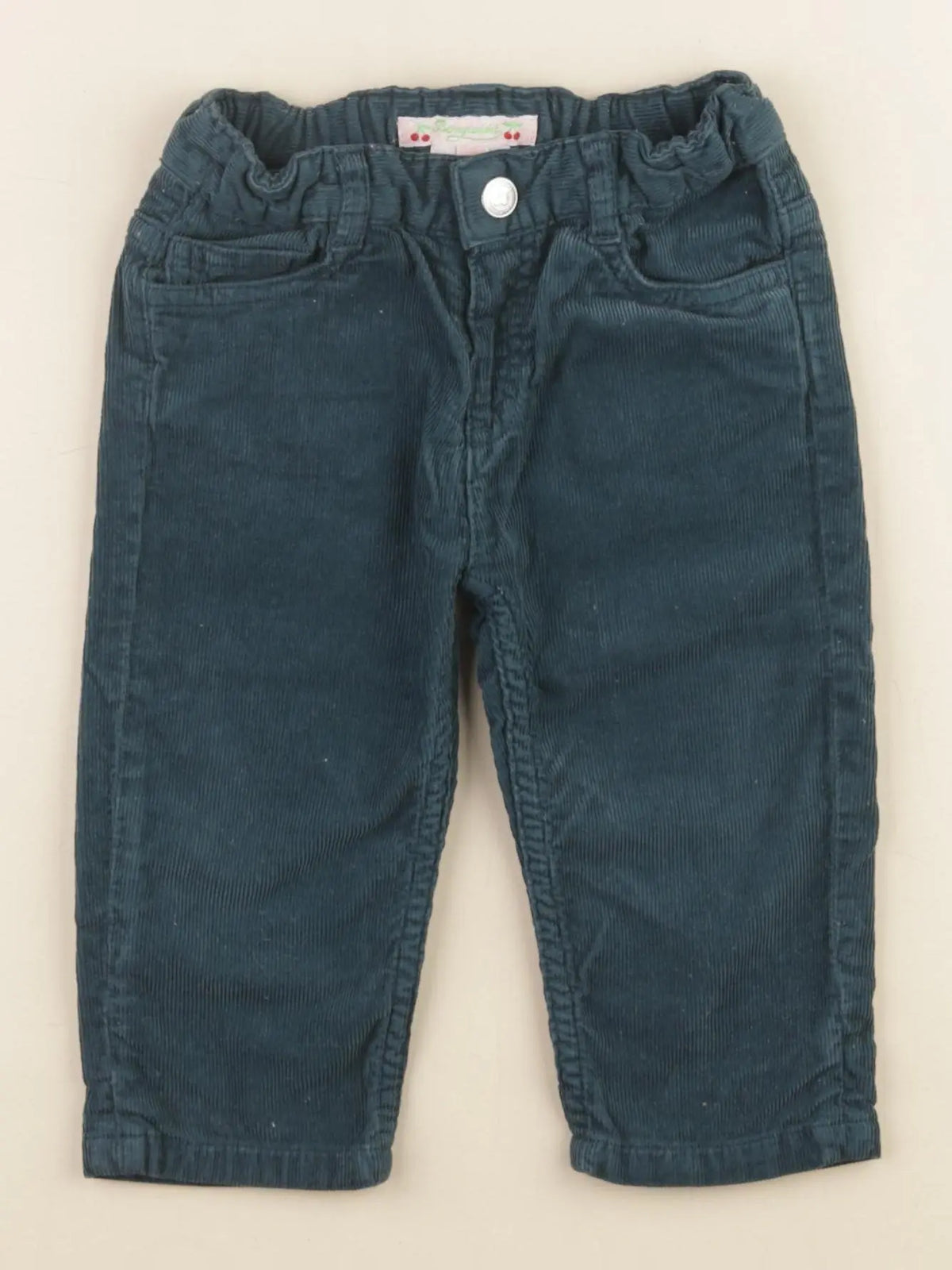 Bonpoint - pantalon vert - 12 mois
