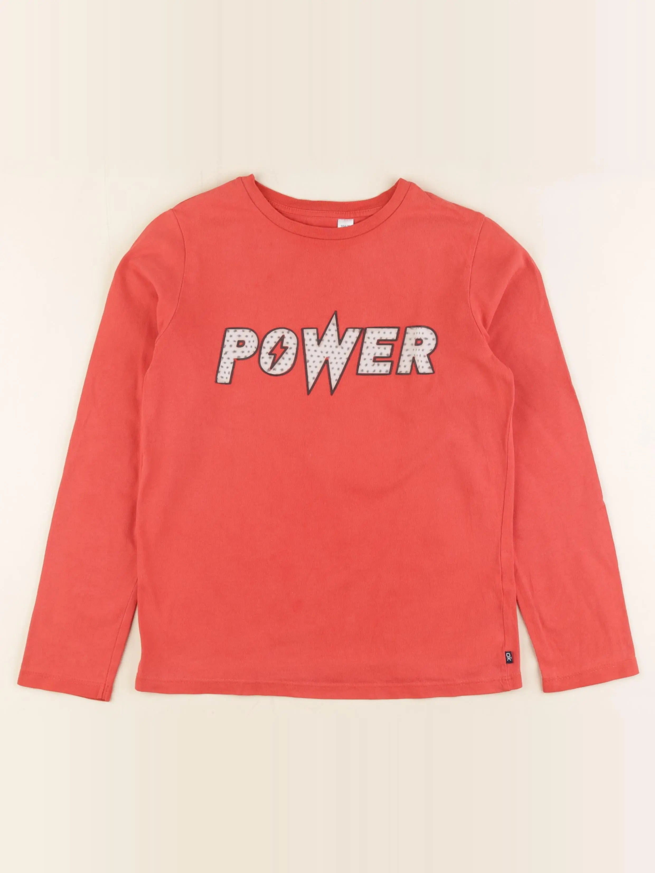 Okaidi - tee-shirt orange - 10 ans
