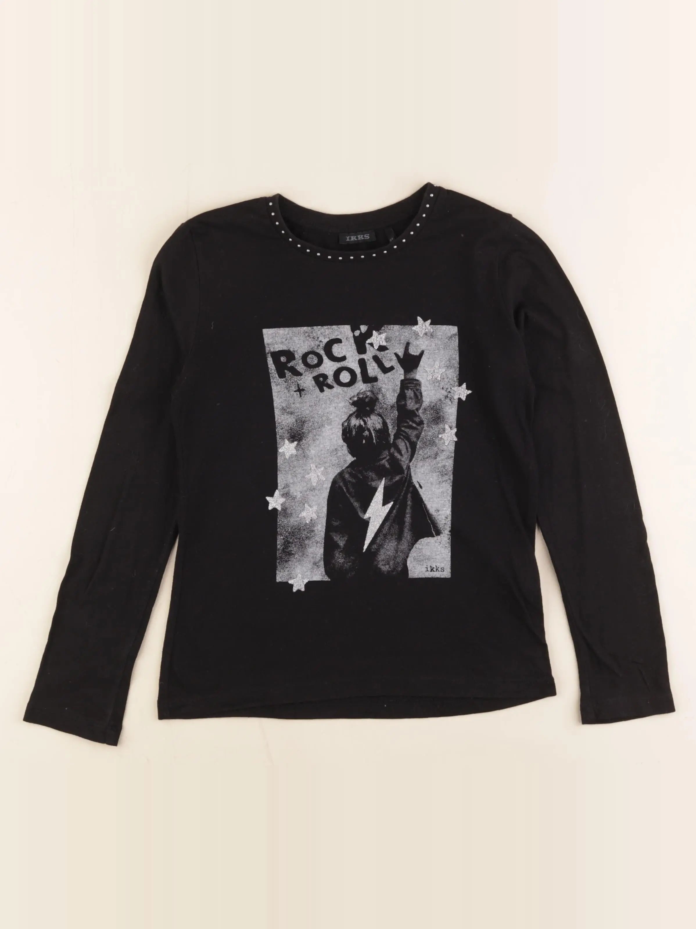 IKKS - tee-shirt noir - 8 ans