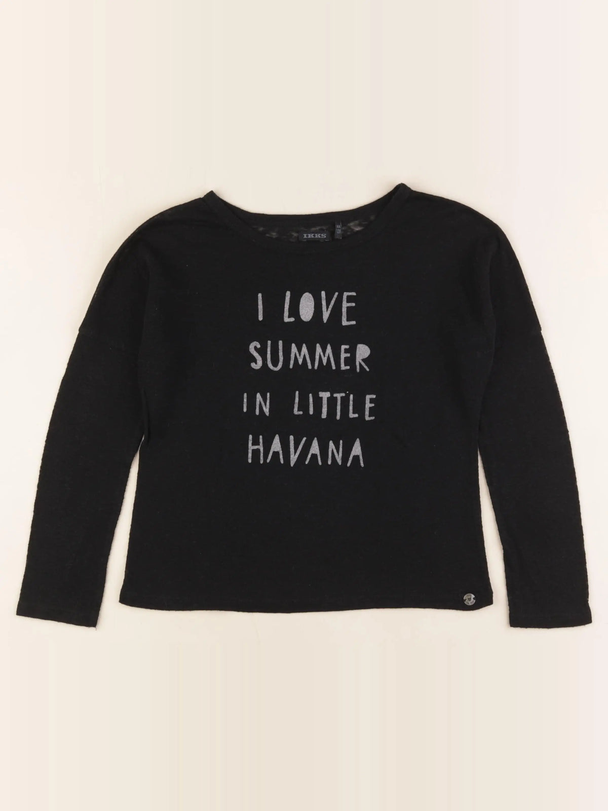 IKKS - tee-shirt noir - 8 ans
