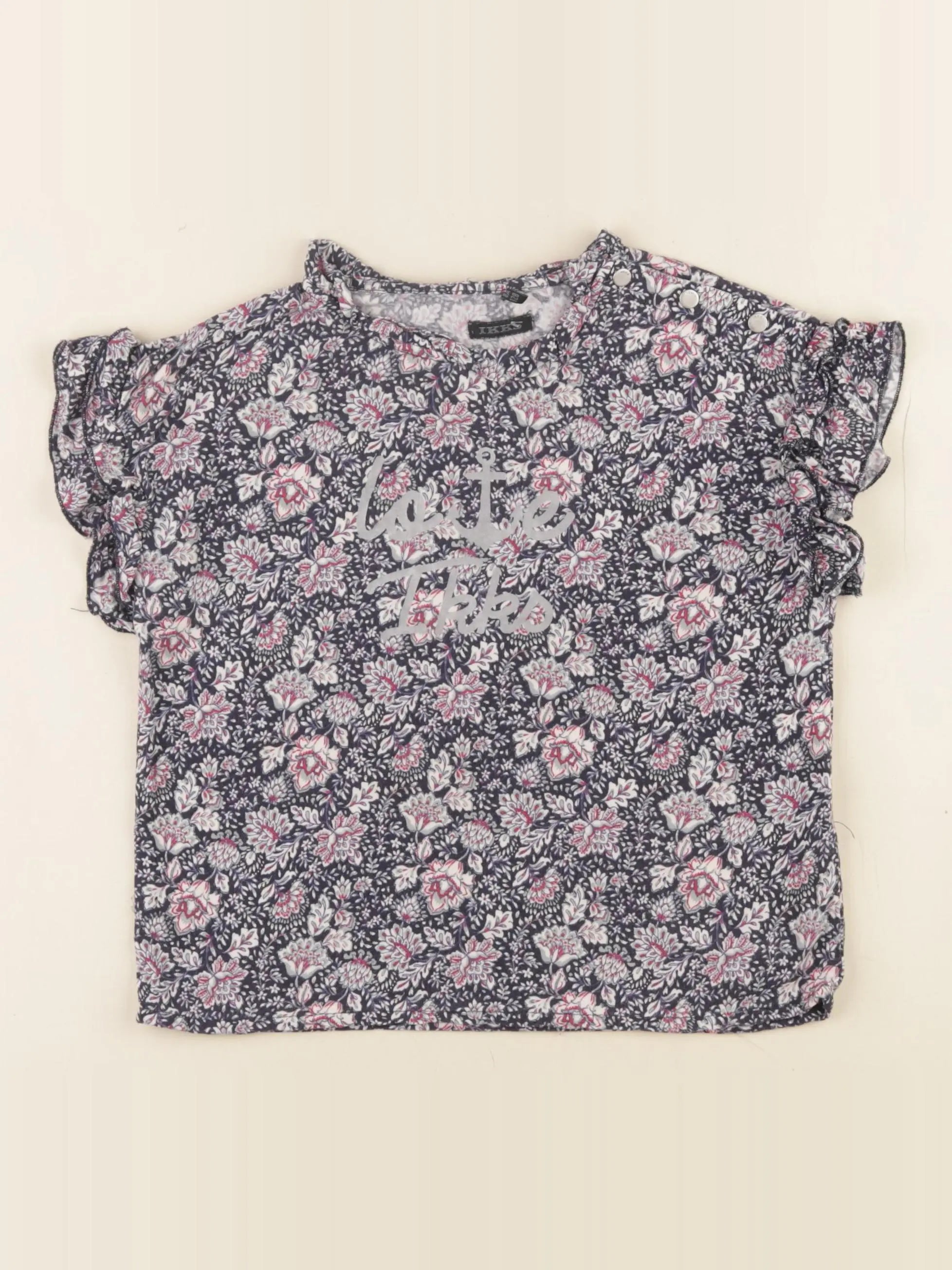 IKKS - blouse bleu - 8 ans