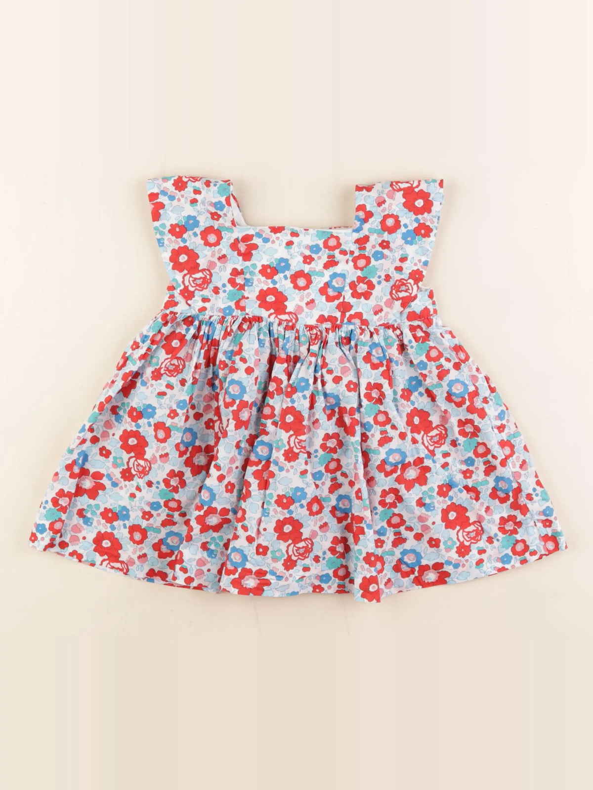 Jacadi - robe liberty multicolore - 12 mois