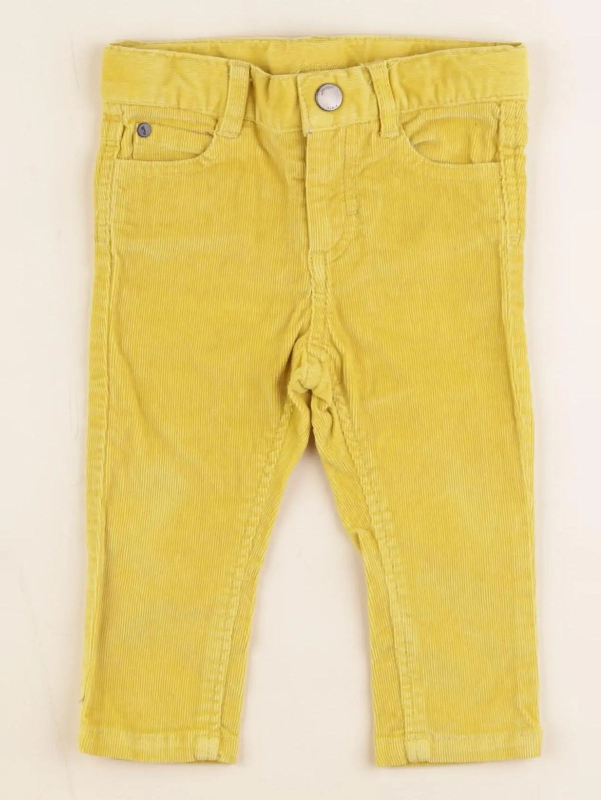 Jacadi - pantalon jaune - 12 mois
