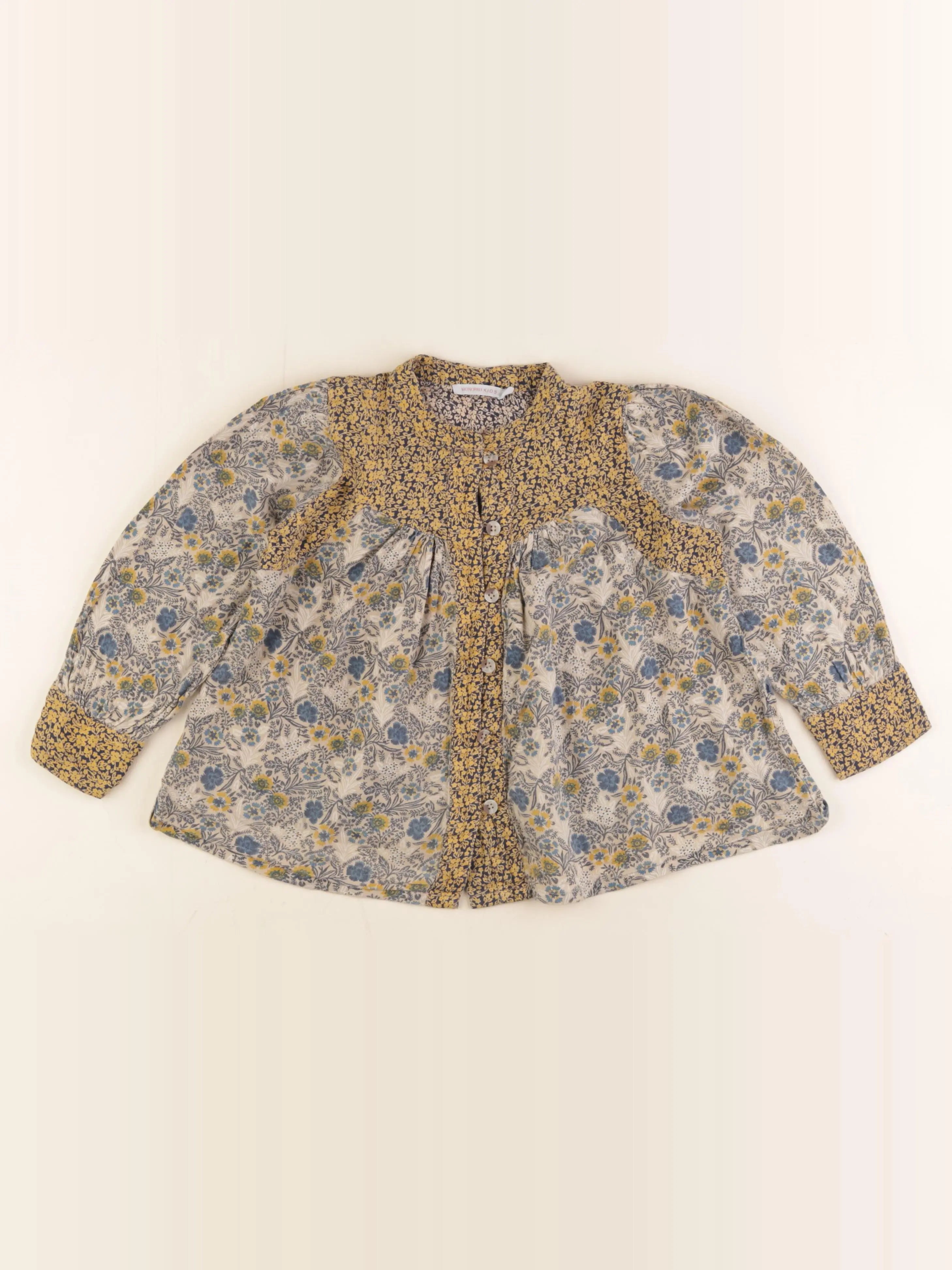 Monoprix - chemise jaune - 6 ans