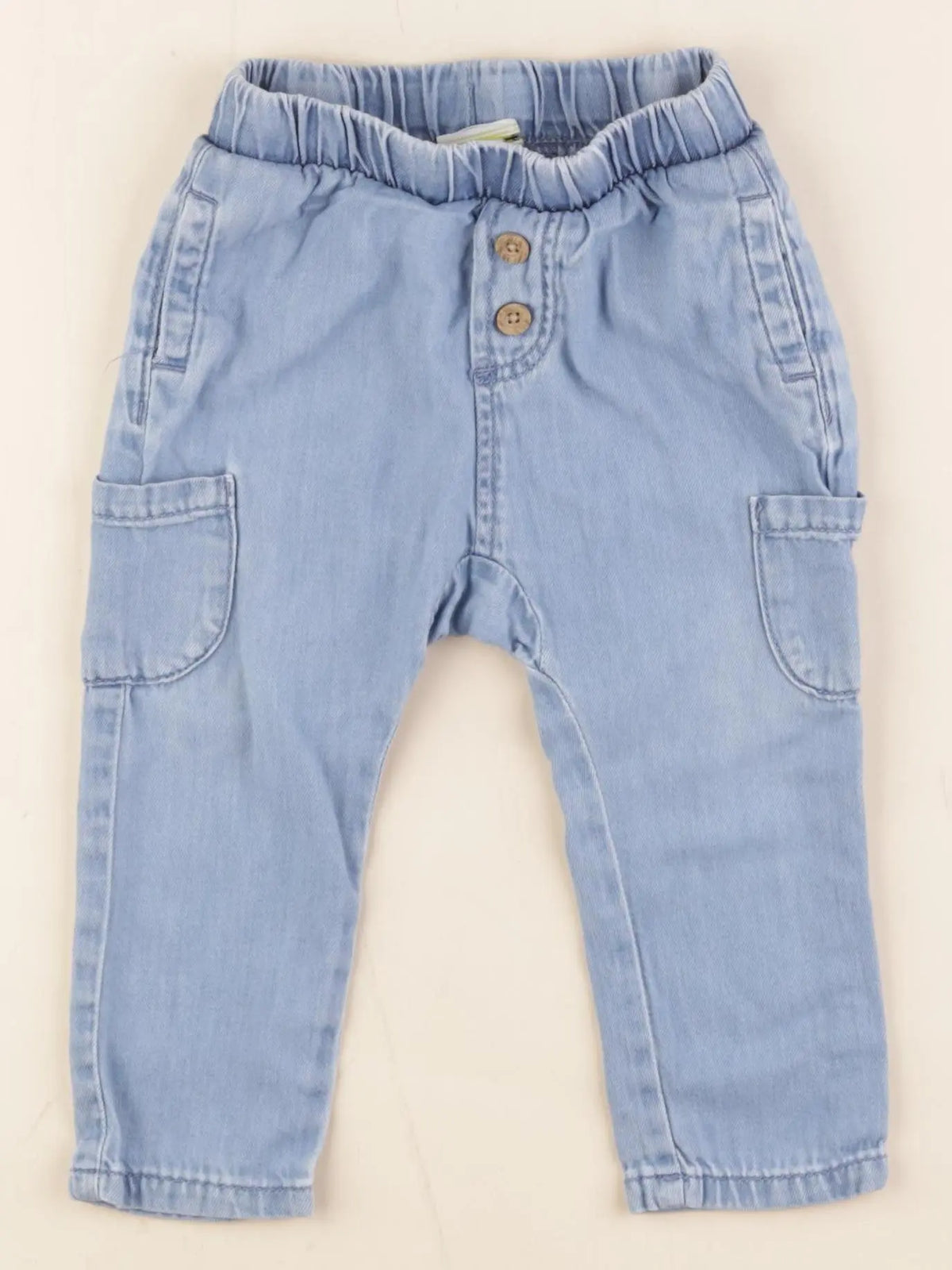 Tape à l'oeil - pantalon bleu - 12 mois