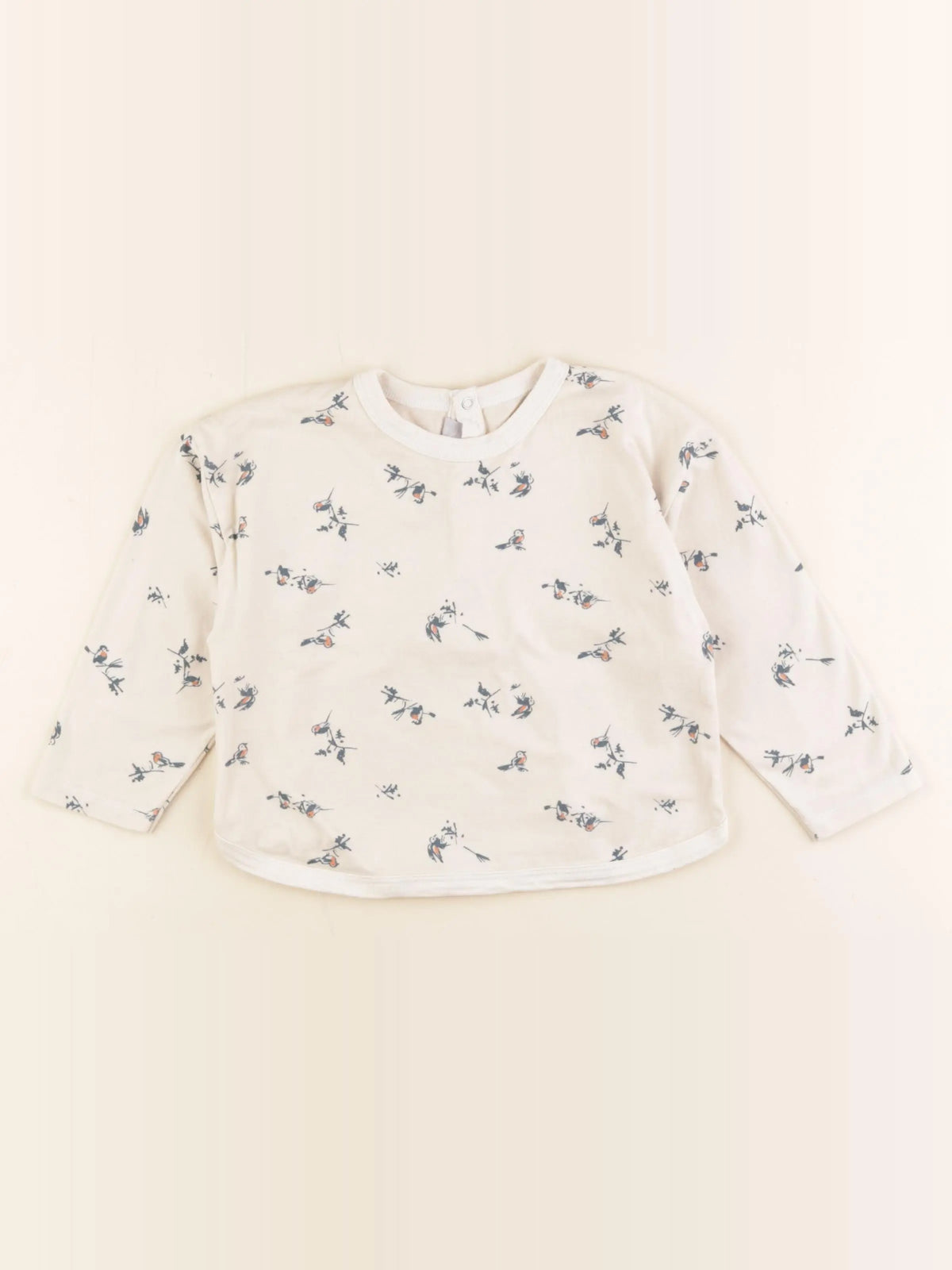 Petit Bateau - tee-shirt beige - 36 mois