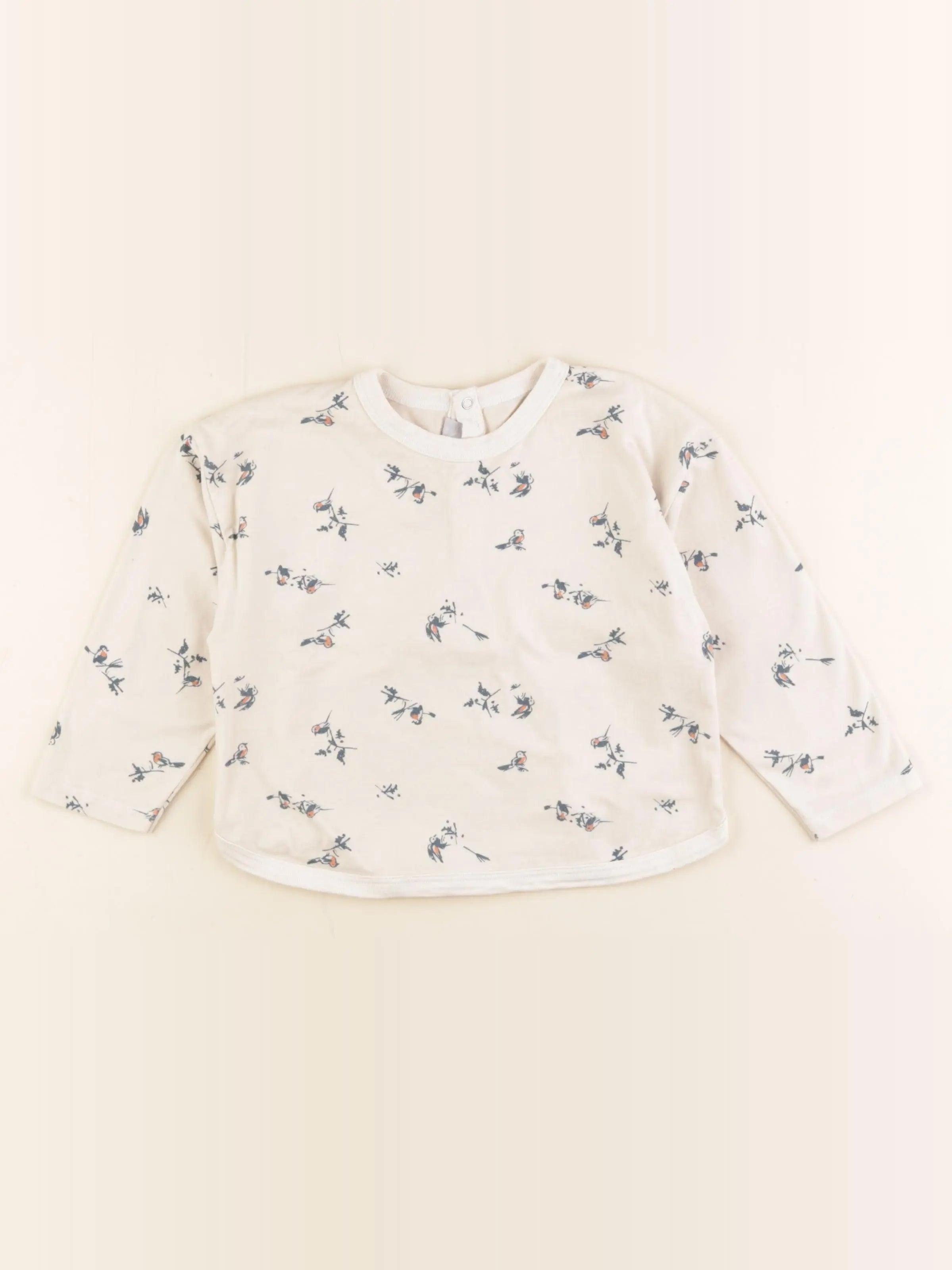 Petit Bateau - tee-shirt beige - 36 mois