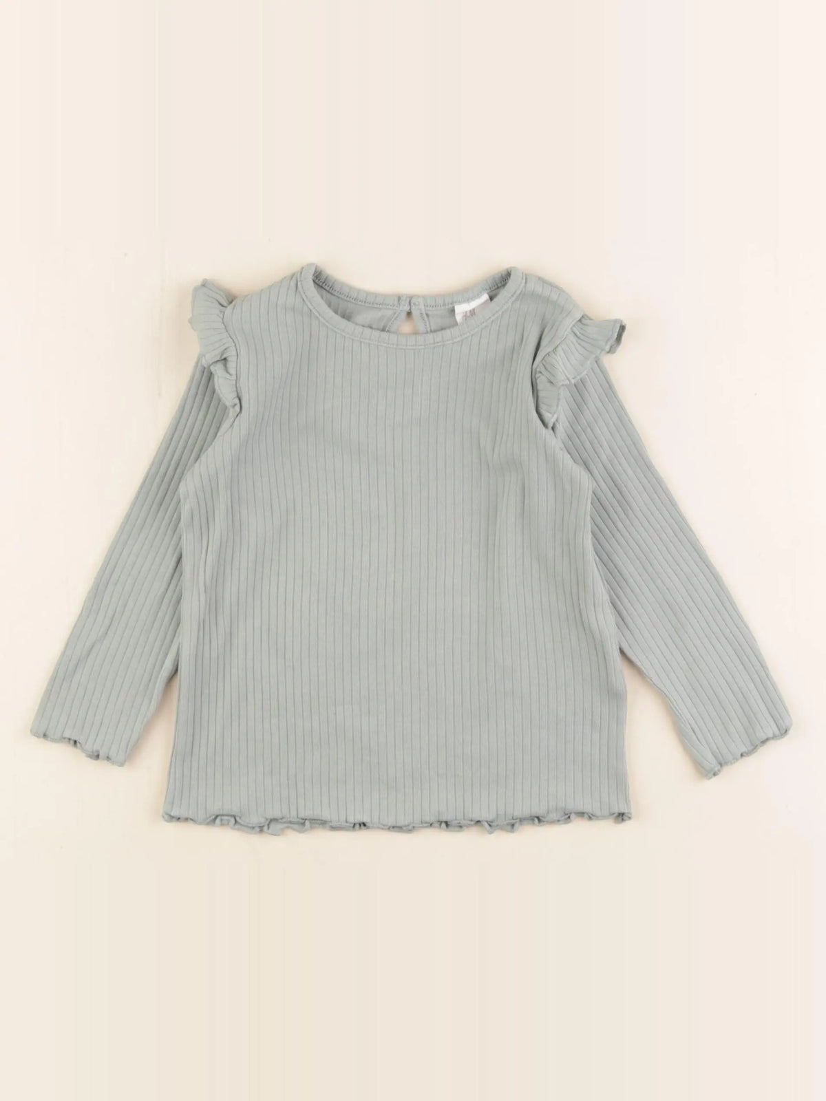 H&M - tee-shirt vert - 12/18 mois