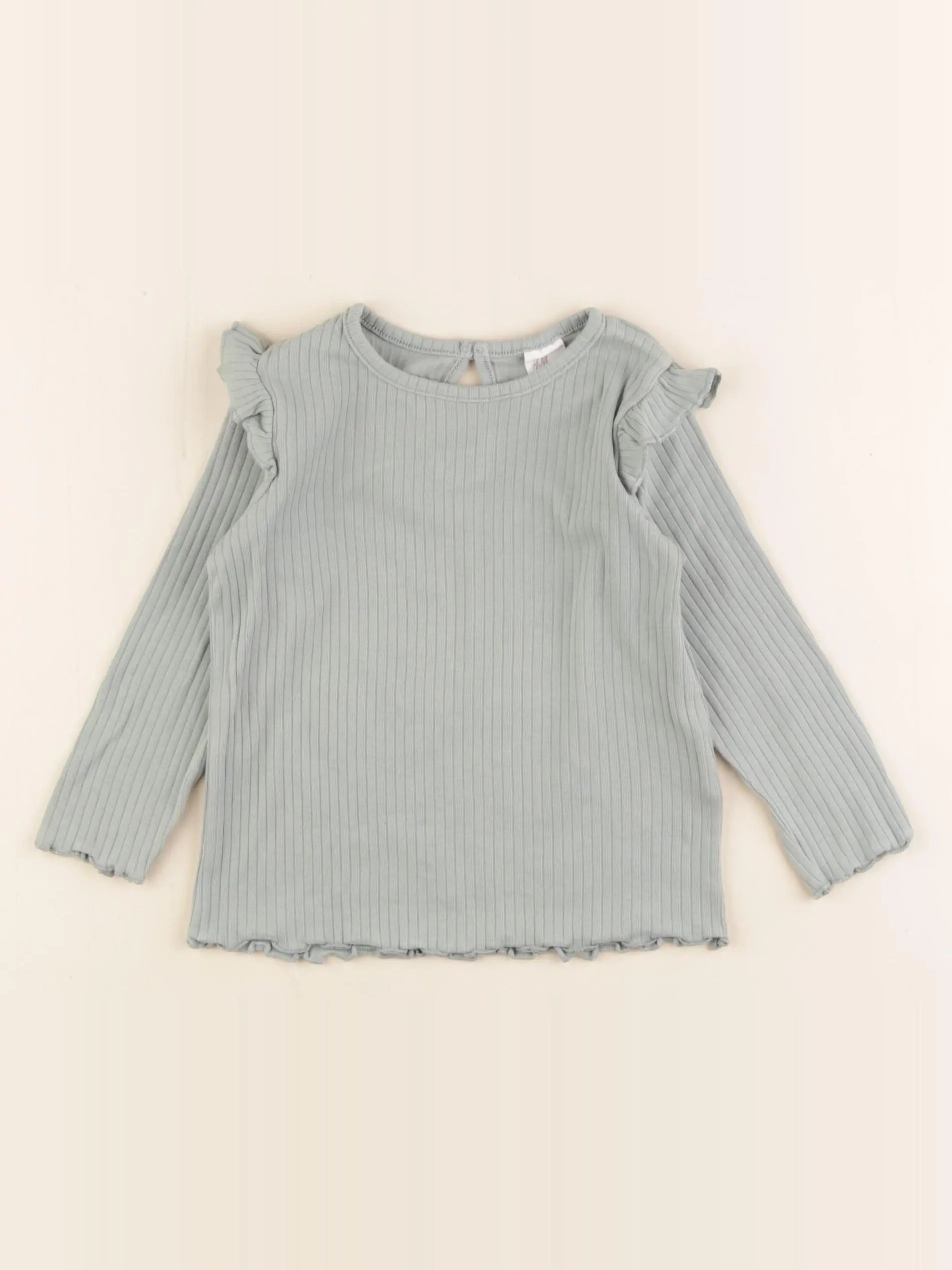 H&M - tee-shirt vert - 12/18 mois