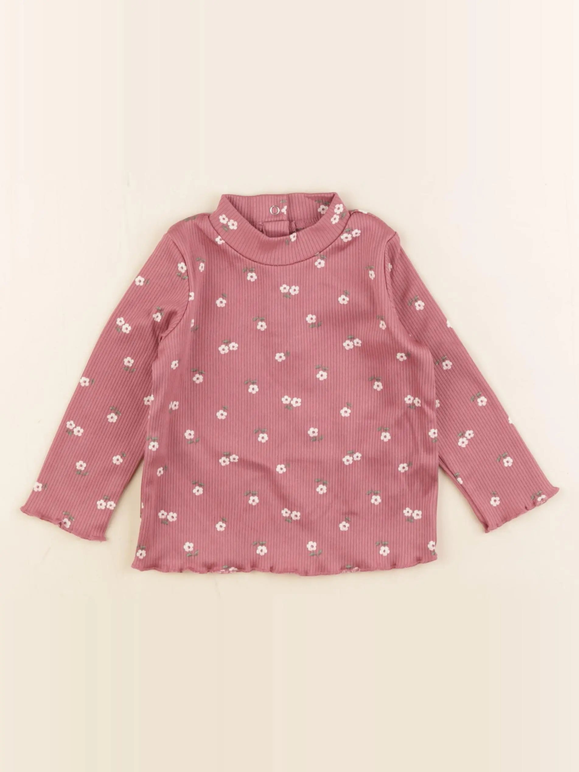 Vertbaudet - sous-pull rose - 12 mois
