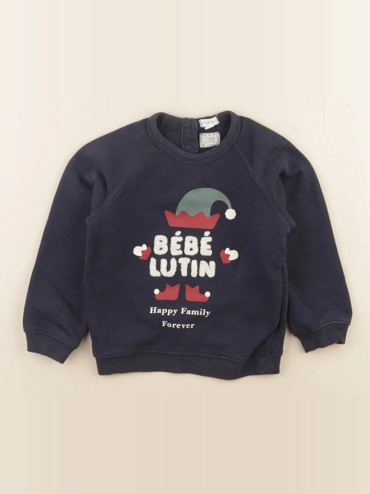 Vertbaudet - sweat bleu - 3 ans