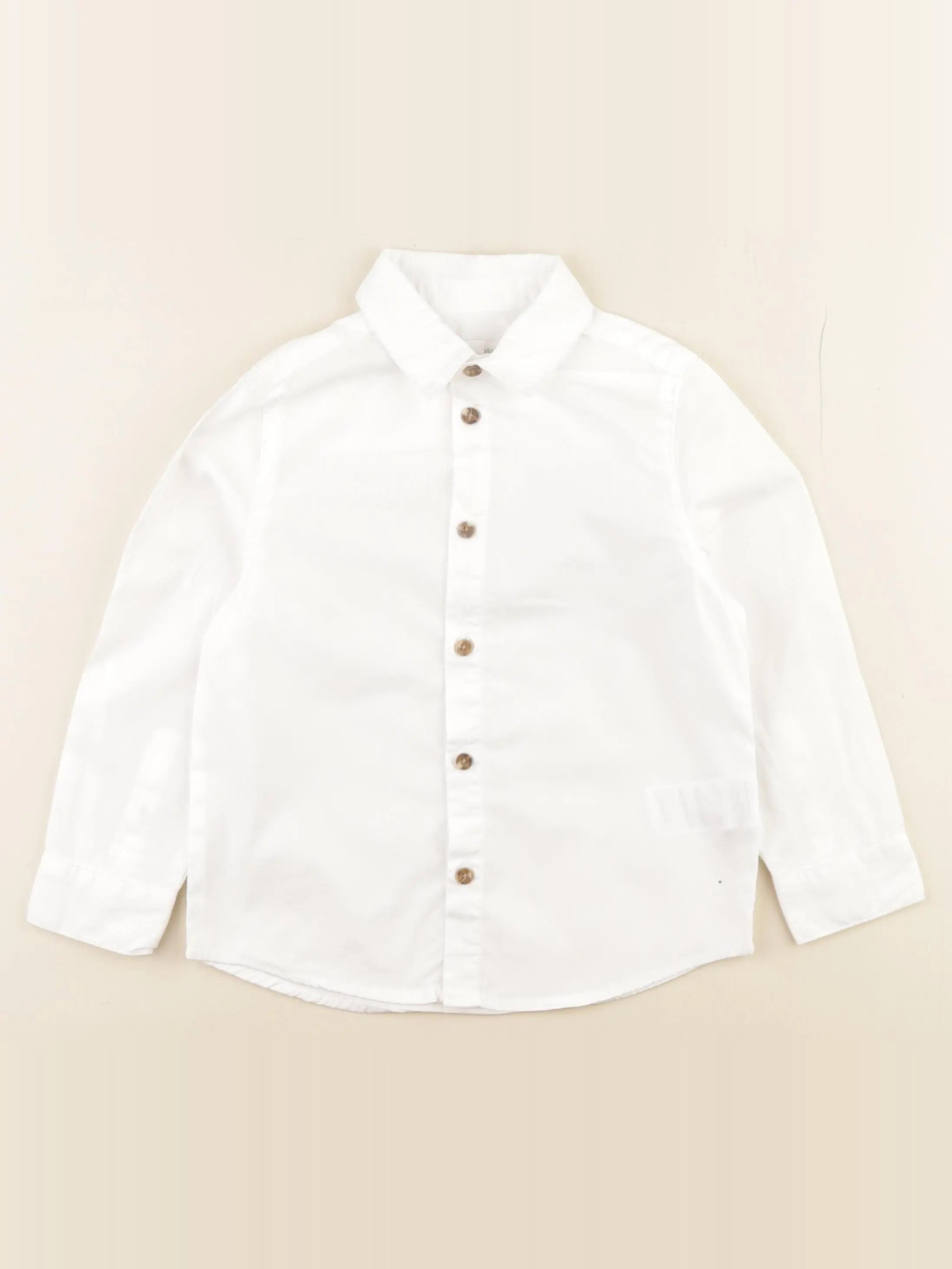 Vertbaudet - chemise blanc - 4 ans