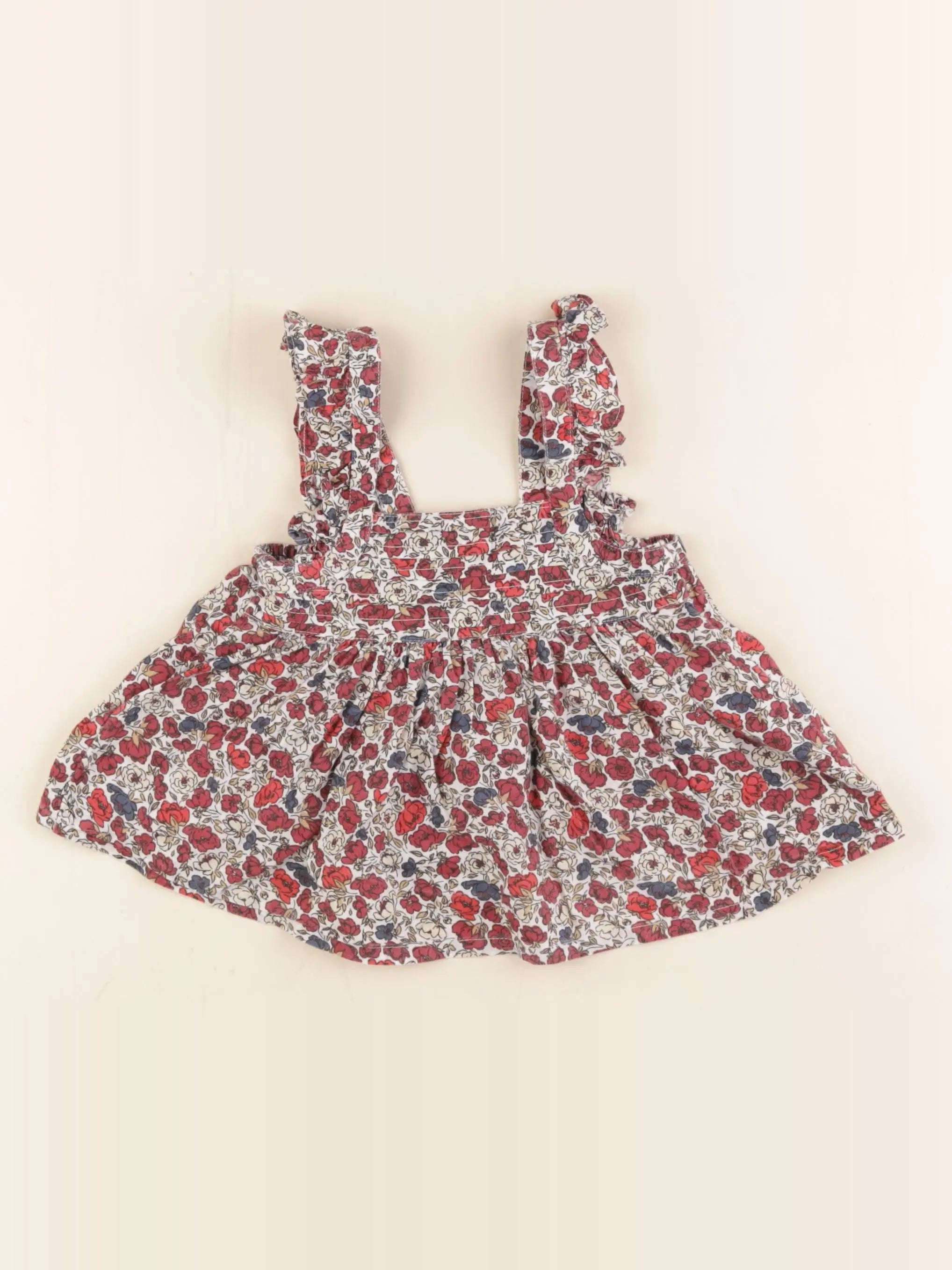 Boutchou - blouse rouge - 18 mois