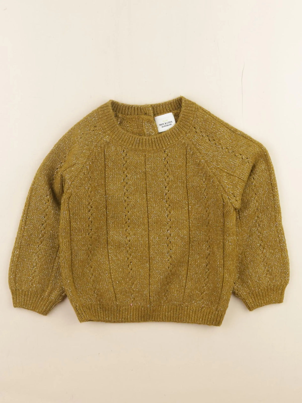 Tape à l'oeil - pull jaune, vert - 24 mois