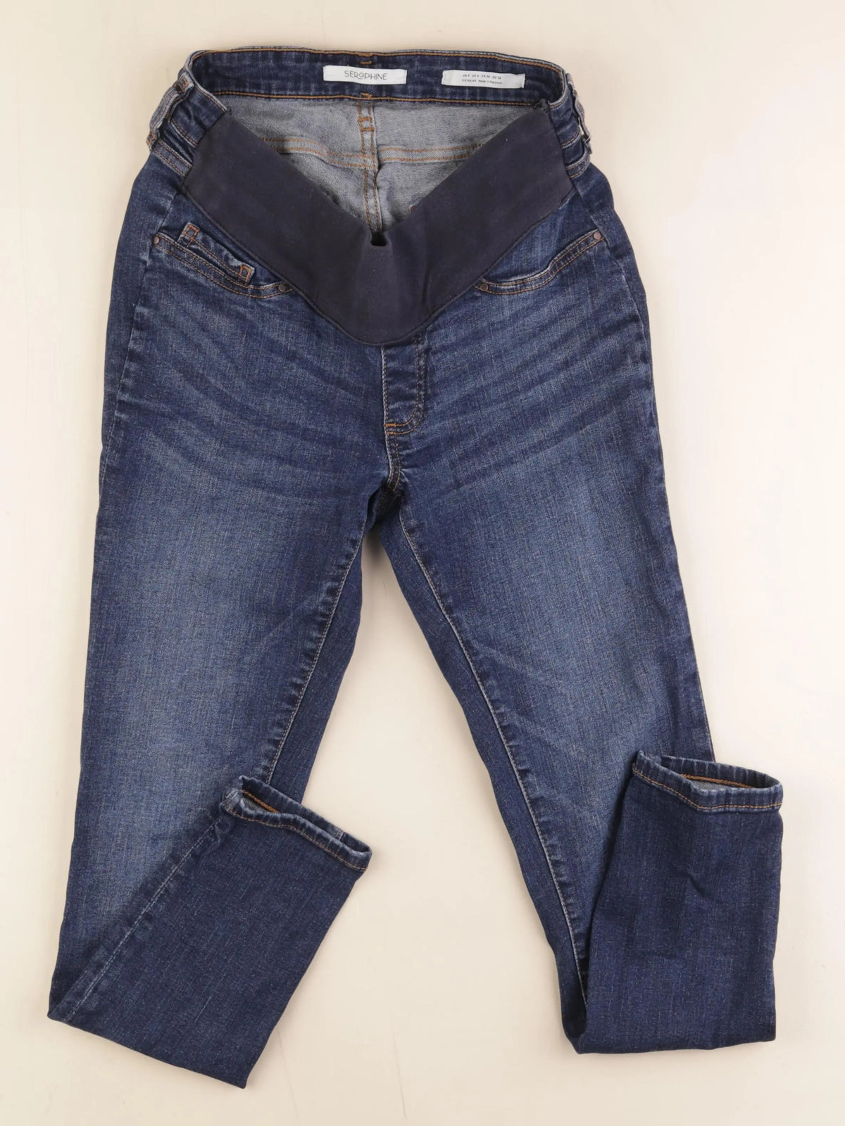 Seraphine - jean grossesse bleu - 38