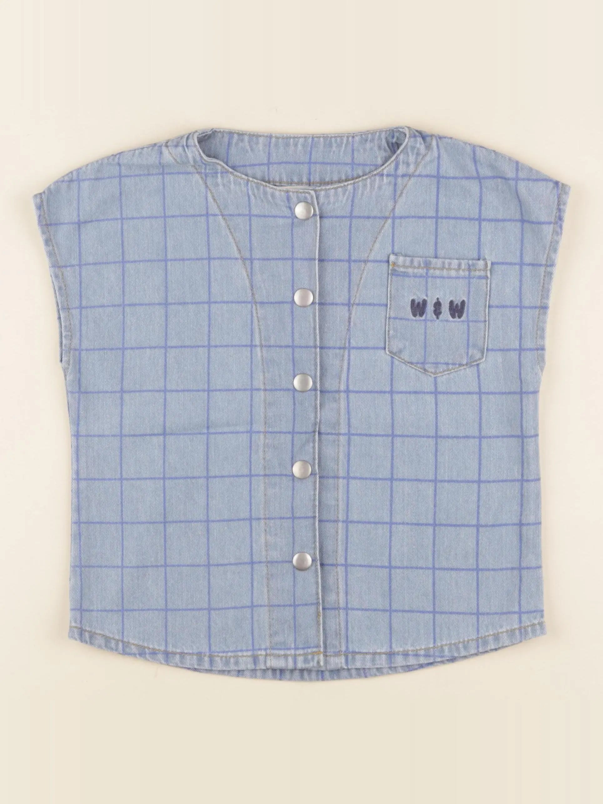 Blouse bleu