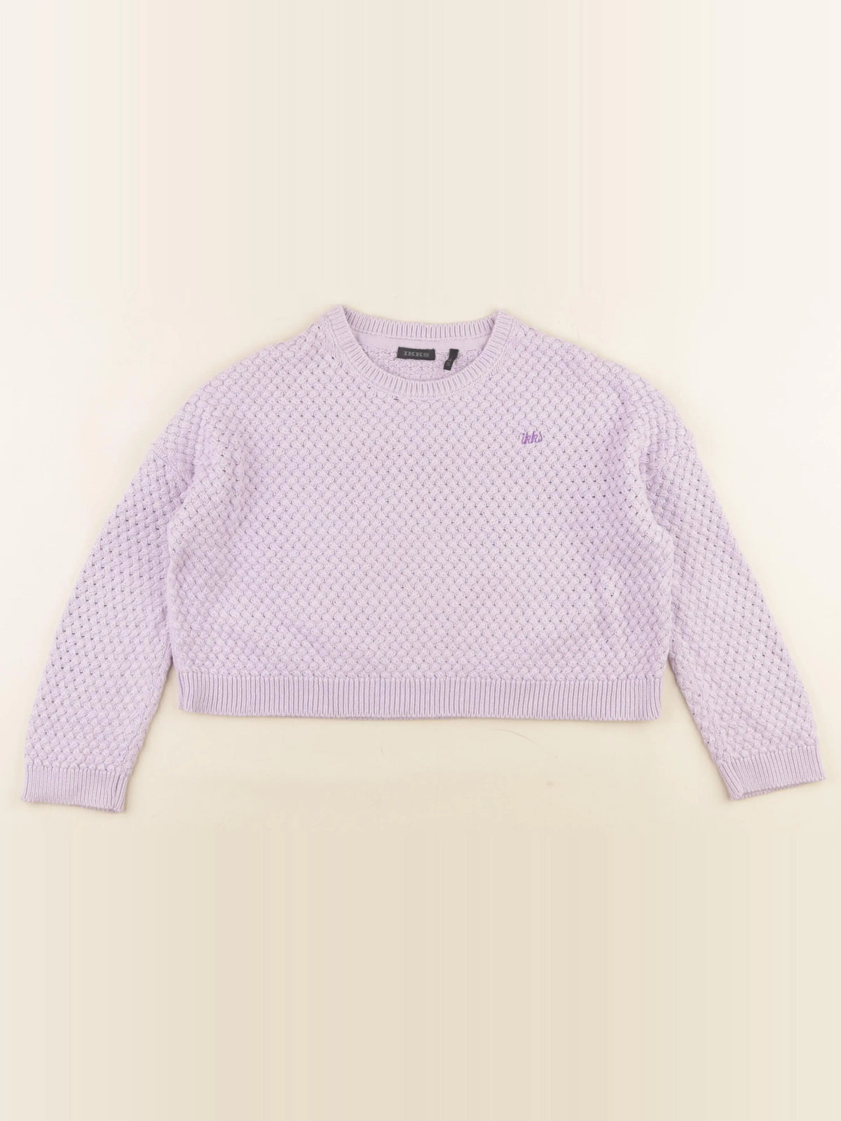 IKKS - pull violet - 6 ans