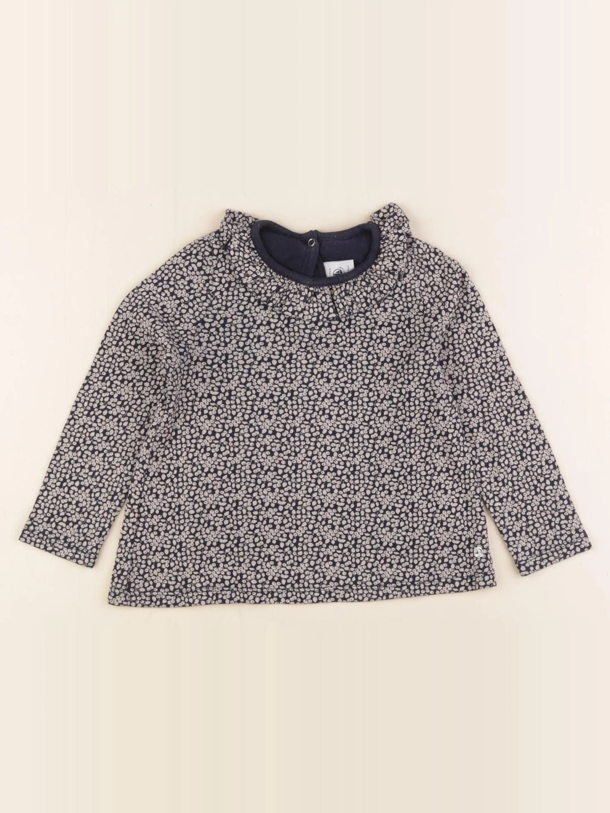 Petit Bateau - tee-shirt bleu - 36 mois