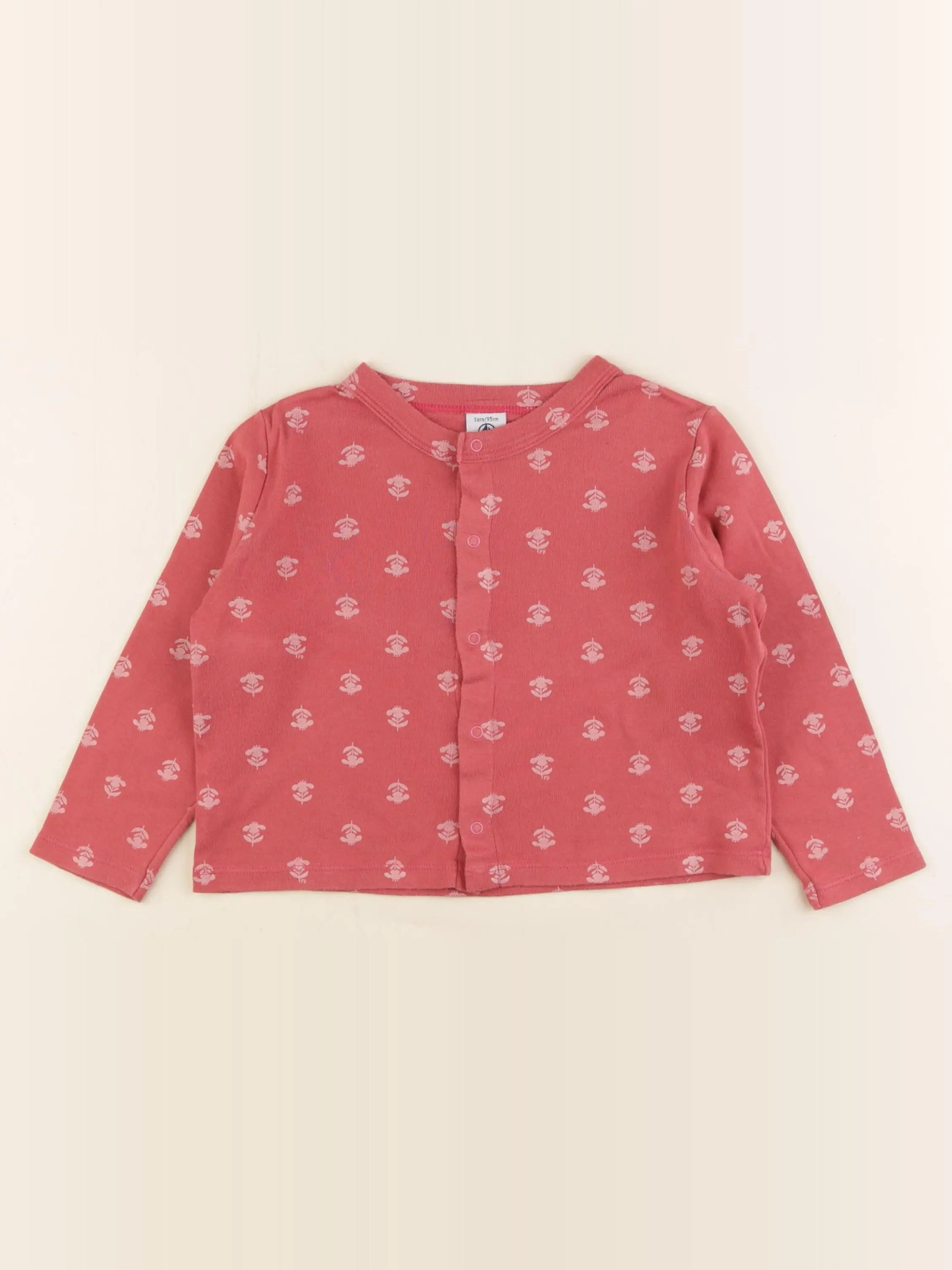 Petit Bateau - tee-shirt rose - 36 mois